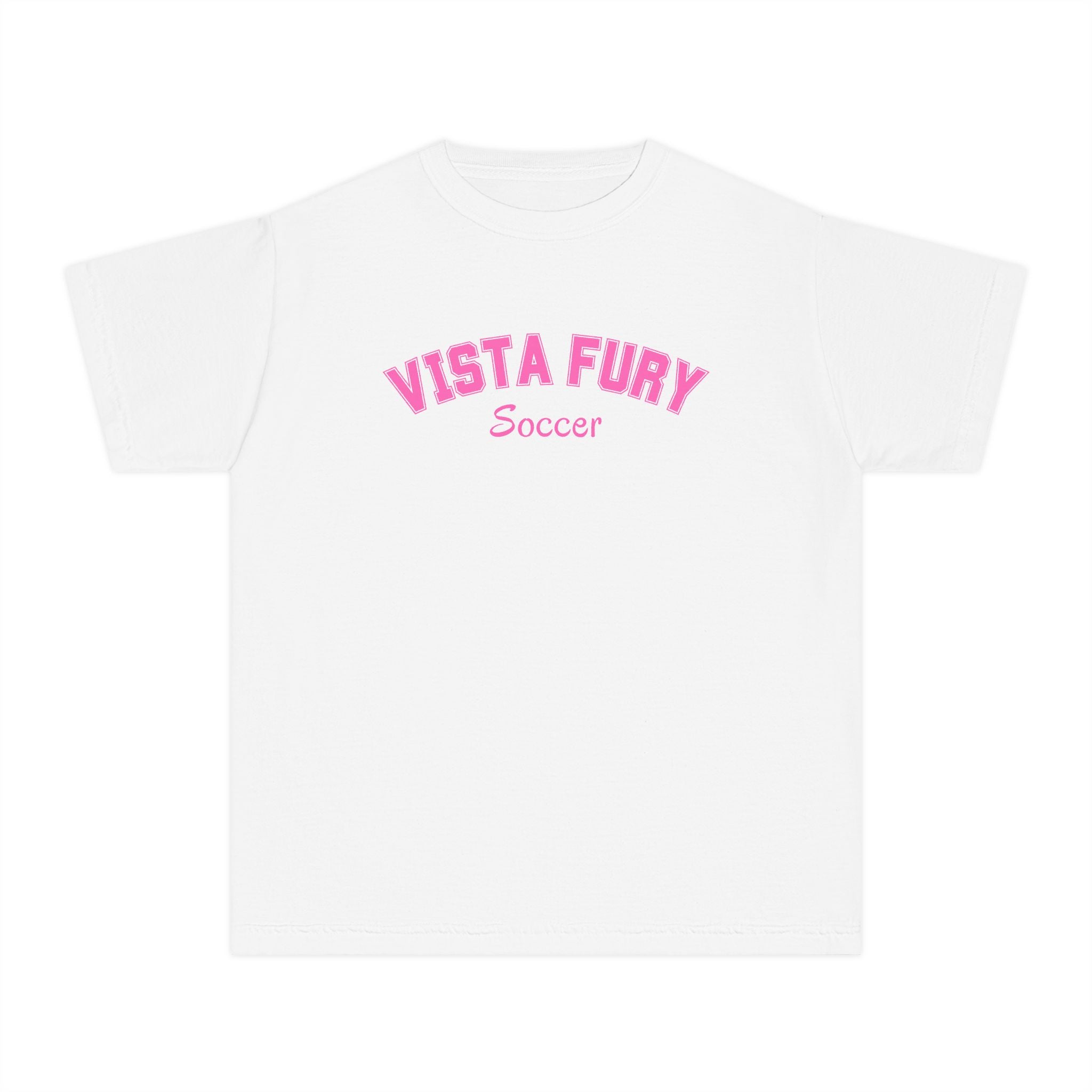 Youth VISTA FURY Soccer Tee -Customize with your girls number!