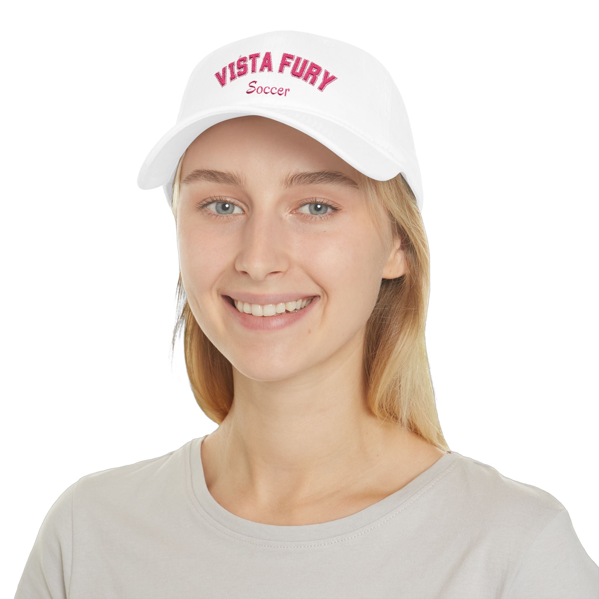 Vista Fury Soccer Cap — Low Profile Embroidered Baseball Hat