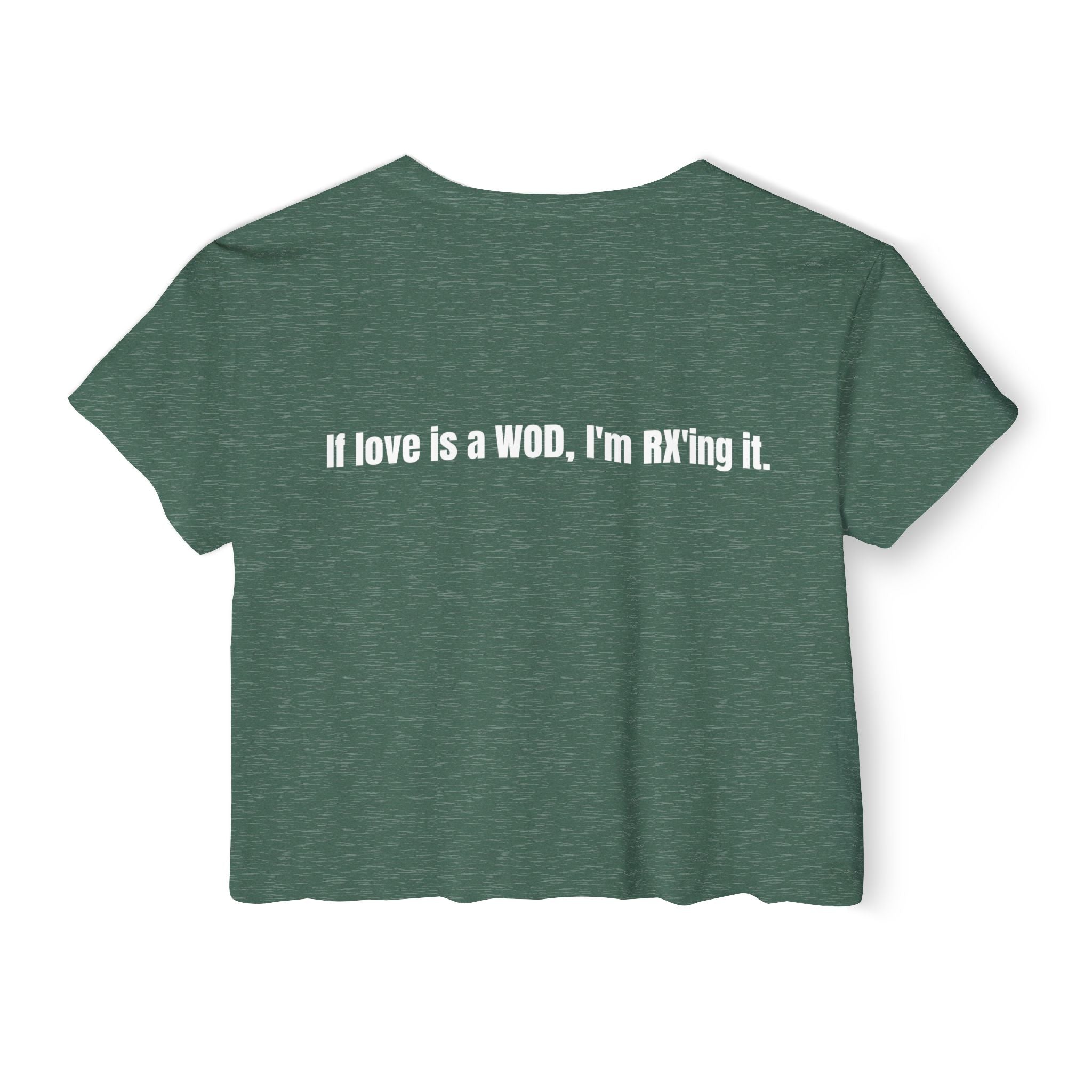 WOD Is Love Crop Top — Women’s CrossFit Festival Tee