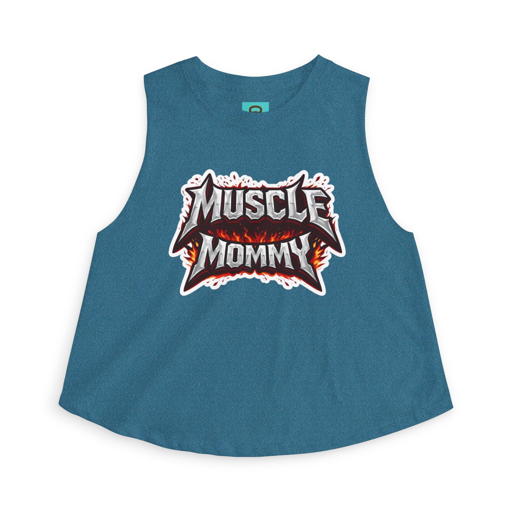 Muscle Mommy Crop Tank Top