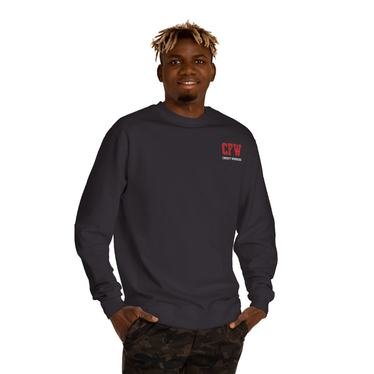 Crewneck Sweatshirt — "I’m Nicer After CrossFit" CrossFit Woodridge Gym Apparel
