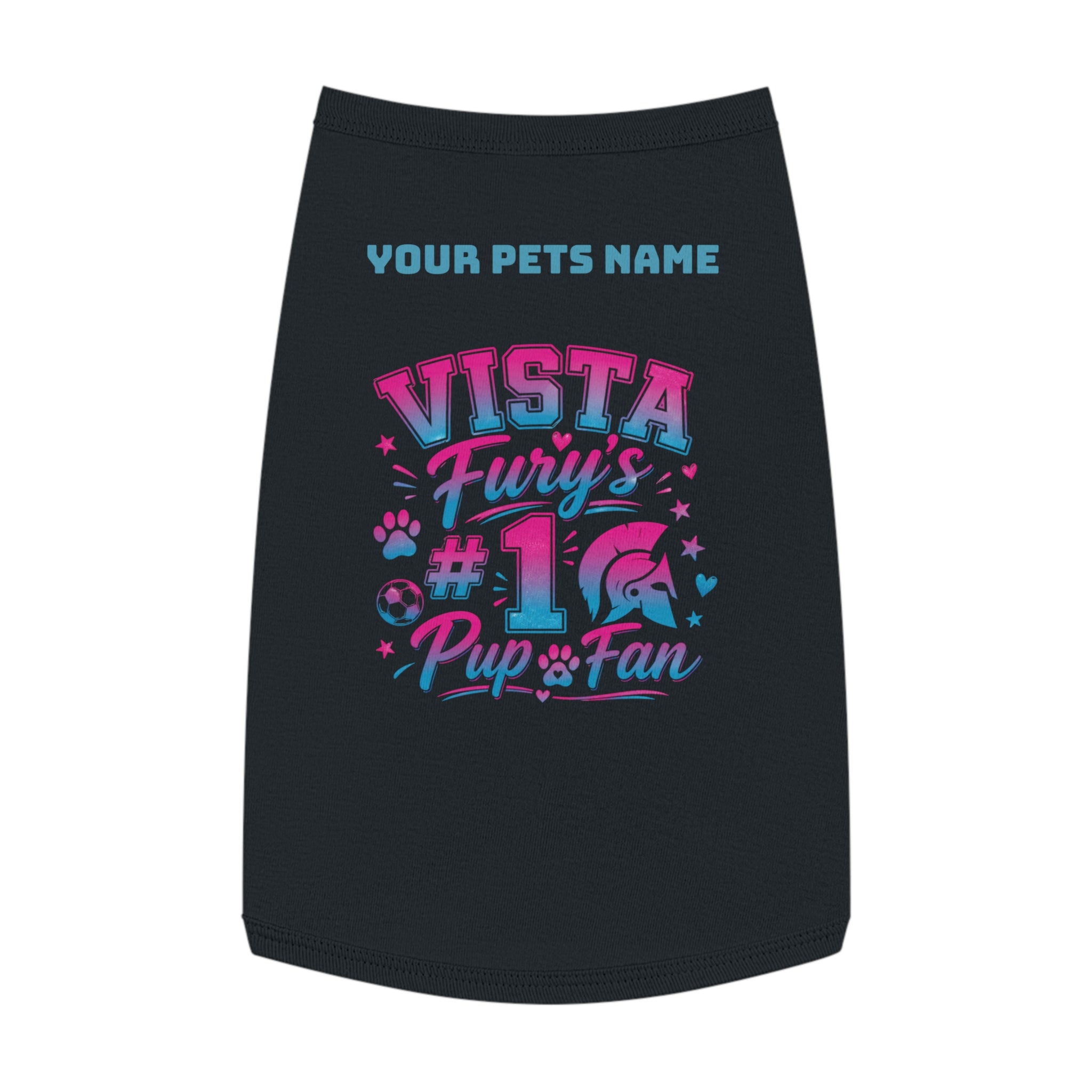 Vista Fury's #1 Pup Fan Pet Tank Top