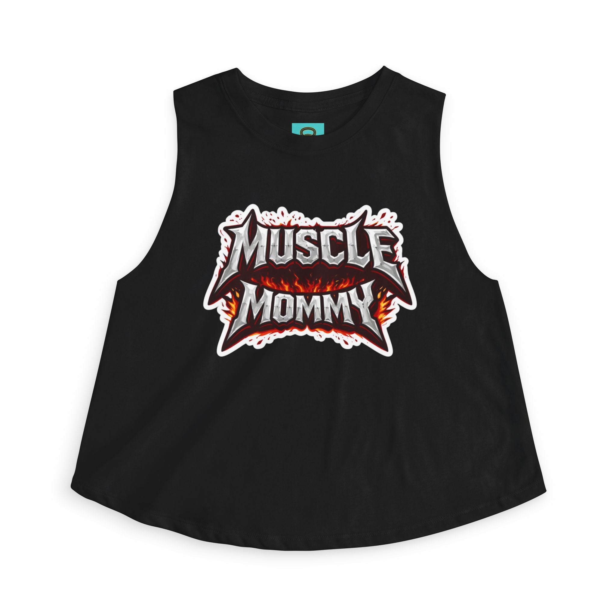 Muscle Mommy Crop Tank Top