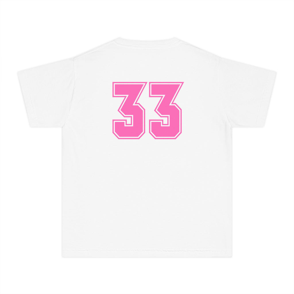 Youth VISTA FURY Soccer Tee -Customize with your girls number!
