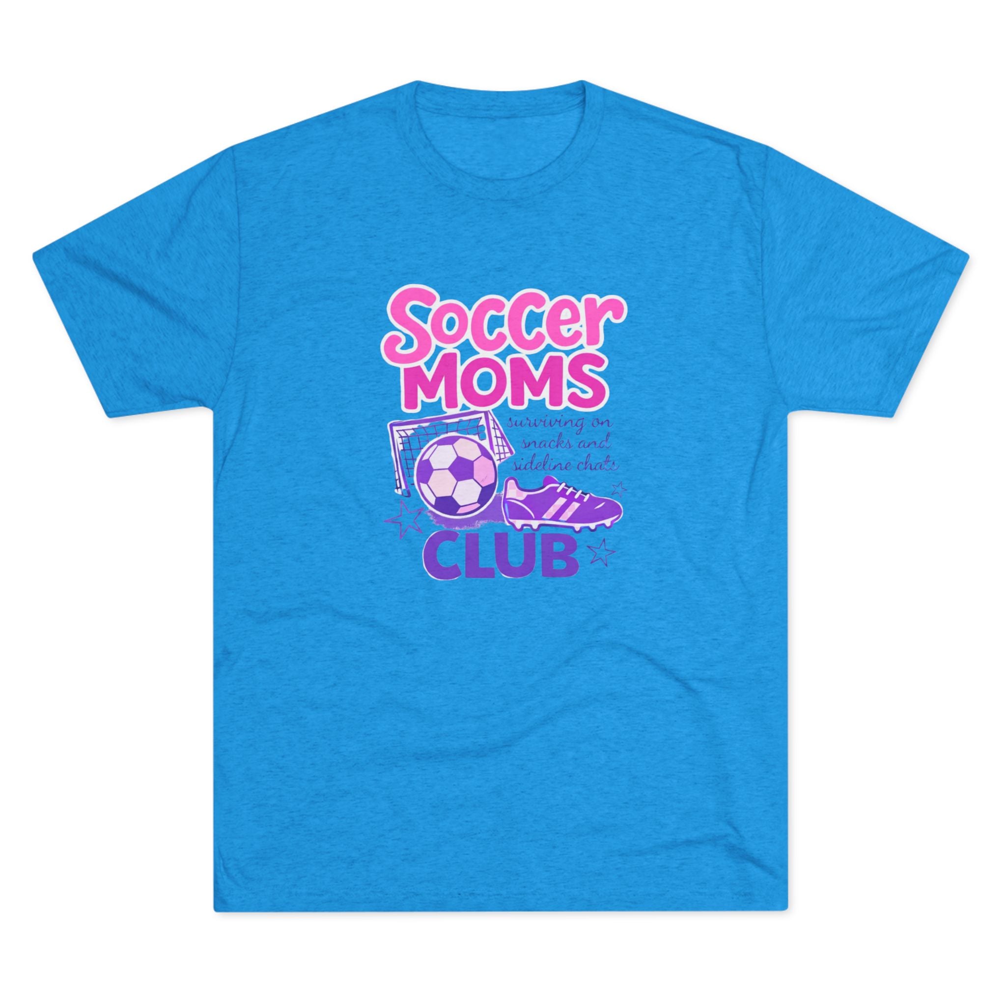 Soccer Moms Club- Uni-sex Tri-blend (so soft!)Tee - VISTA Porcupines