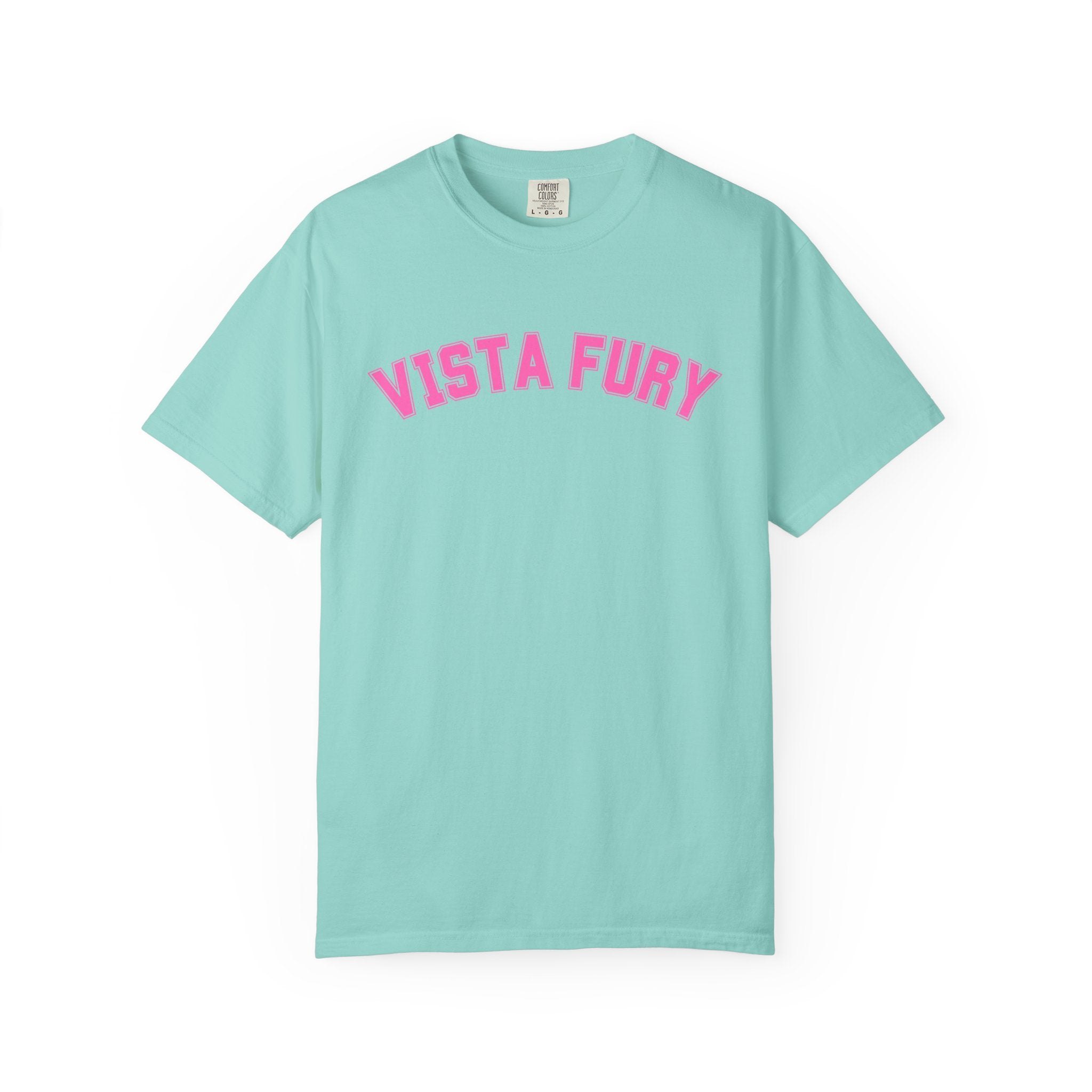 VISTA Fury Personalized Soccer T-Shirt —CHALKY MINT is Fury Turquoise