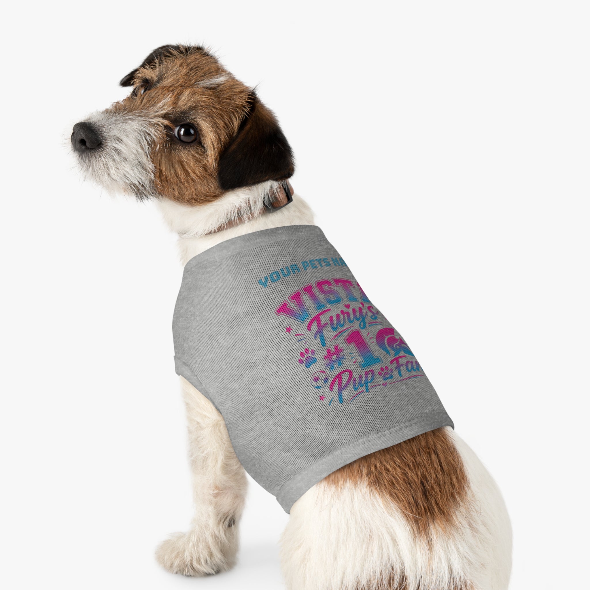 Vista Fury's #1 Pup Fan Pet Tank Top