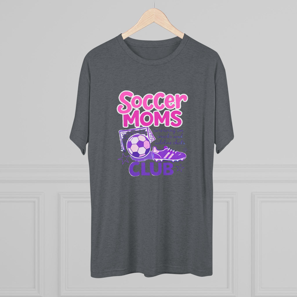 Soccer Moms Club- Uni-sex Tri-blend (so soft!)Tee - VISTA Porcupines