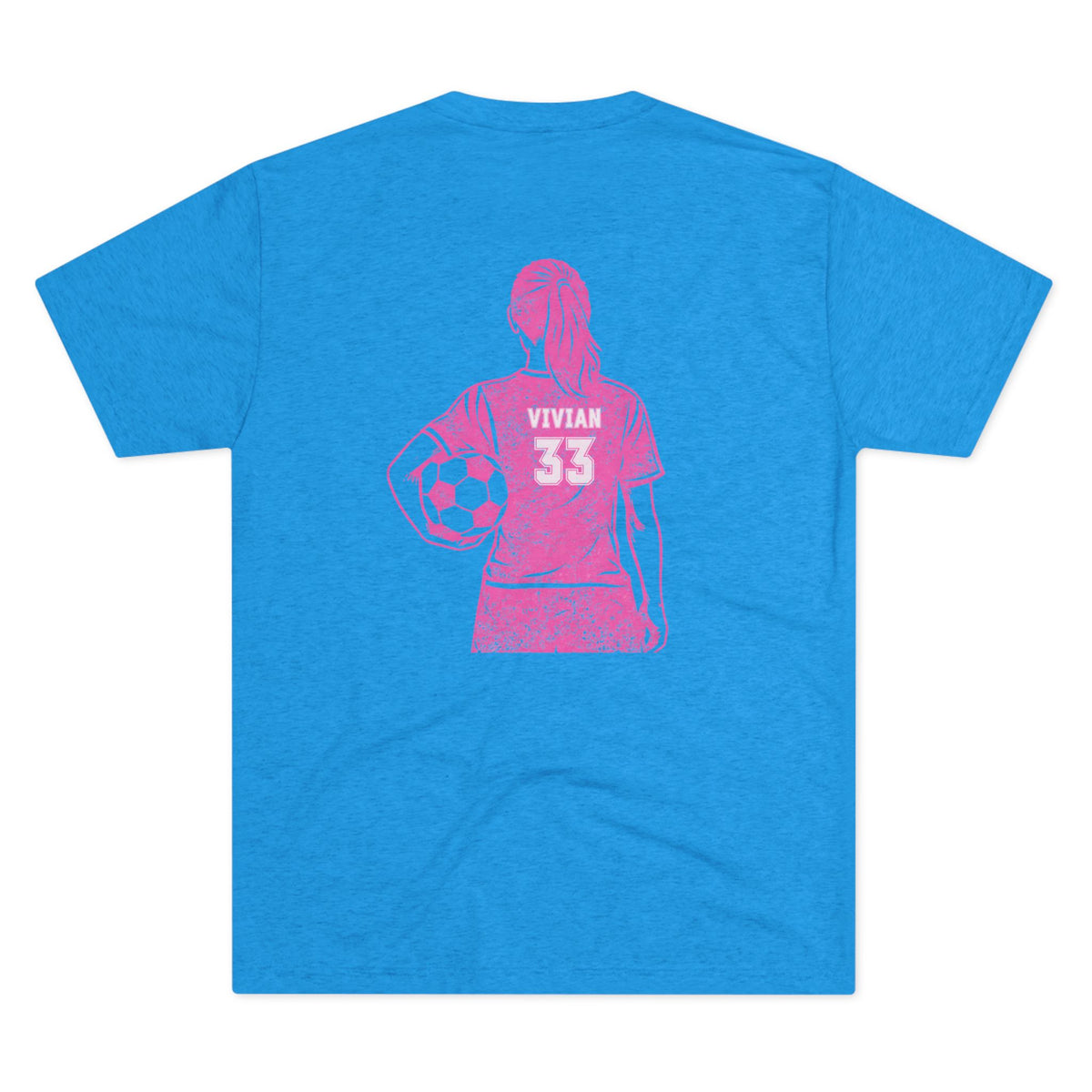 VISTA Fury Personalized Soccer Tee — Personalized Back-Name And Number
