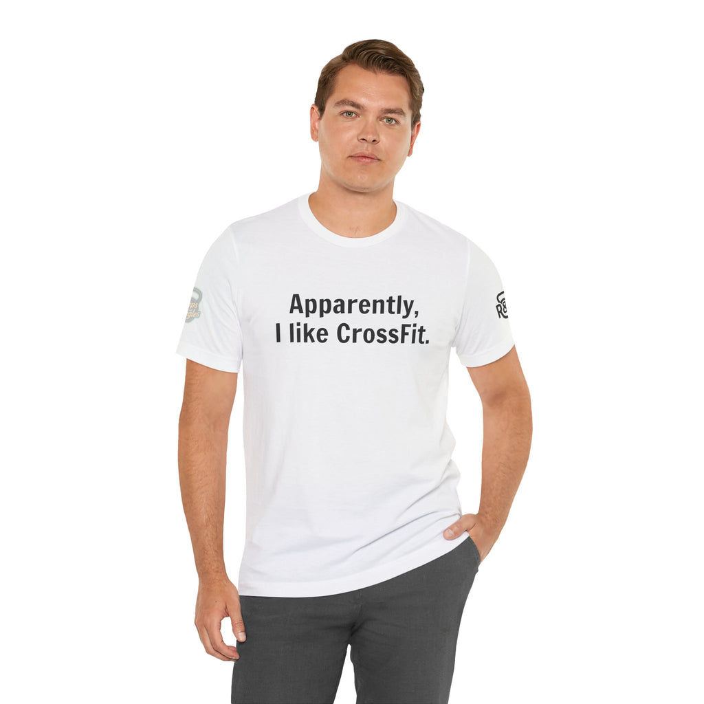 Apparently. With Your Gym Logo |CrossFit Coach Tee