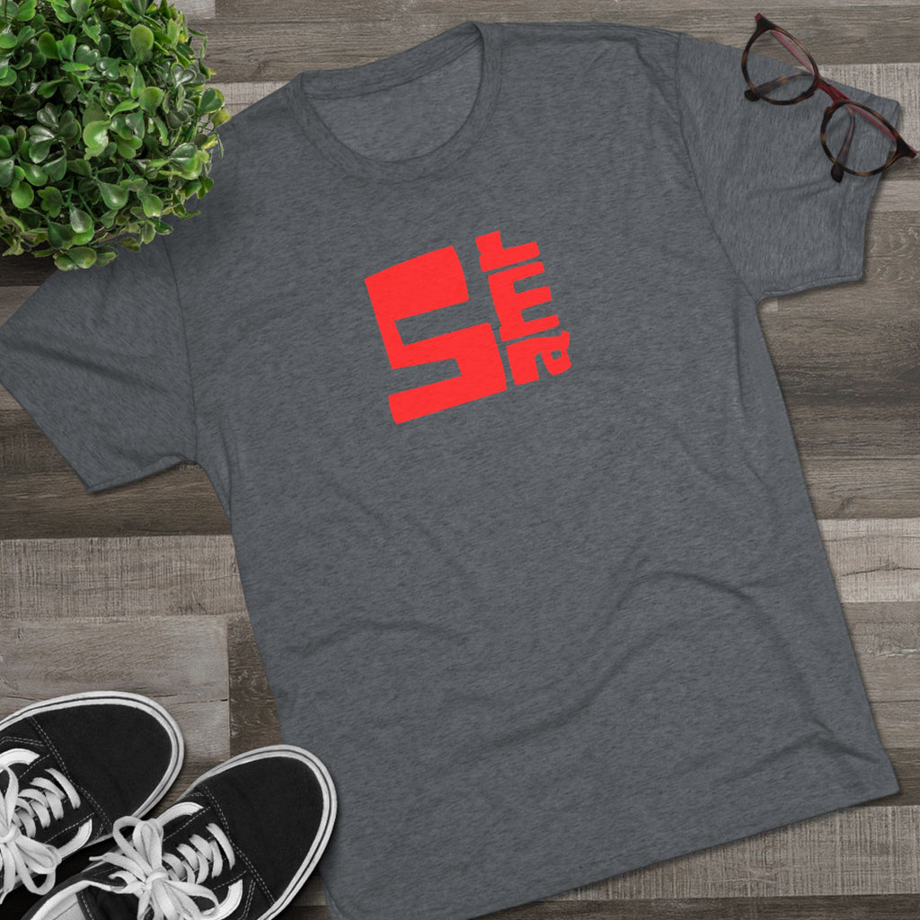 5 amr--Retro Red Tri-blend Tee