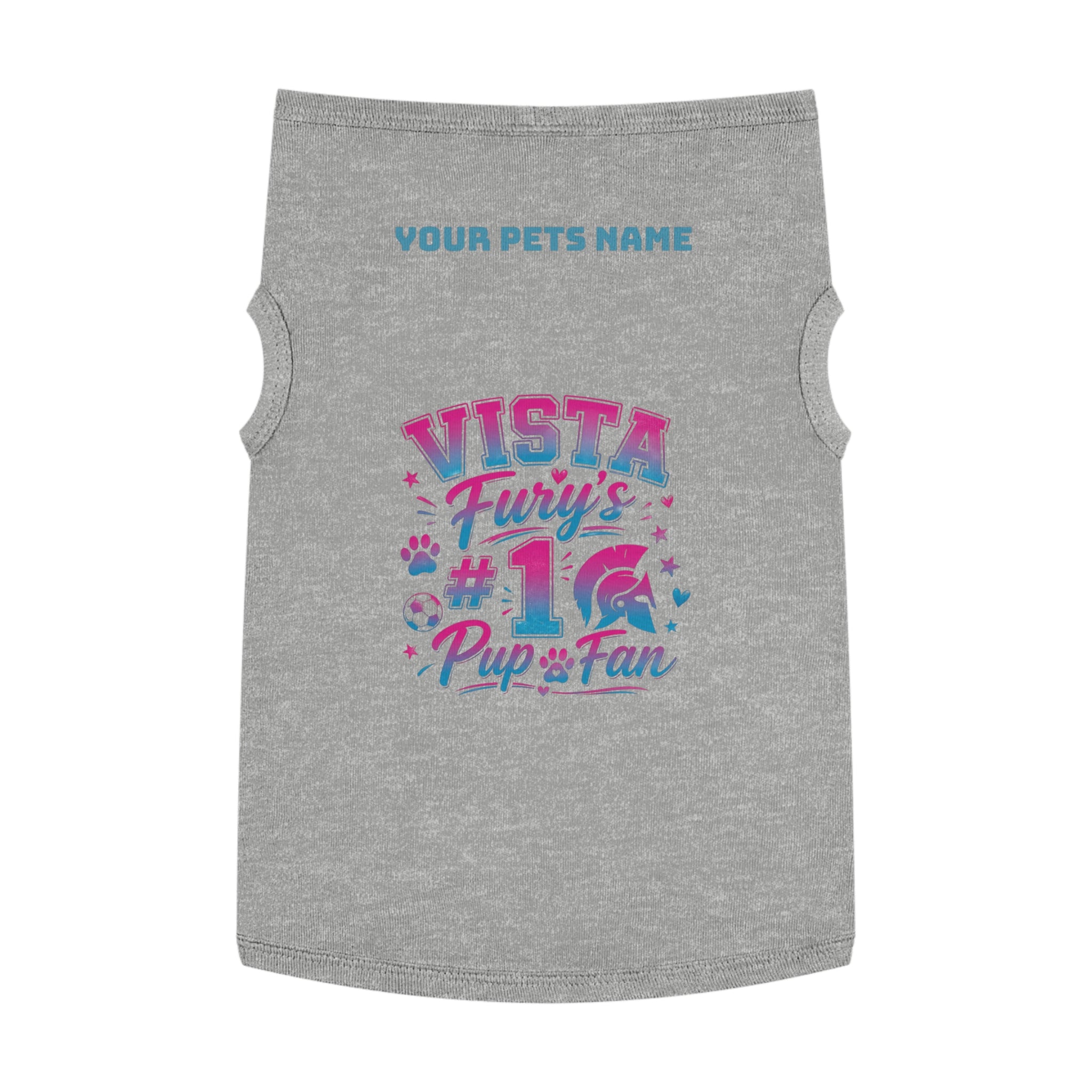 Vista Fury's #1 Pup Fan Pet Tank Top