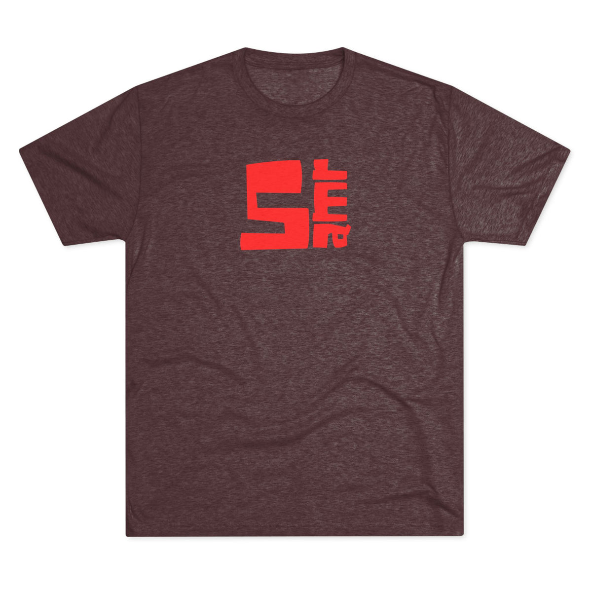 5 amr--Retro Red Tri-blend Tee