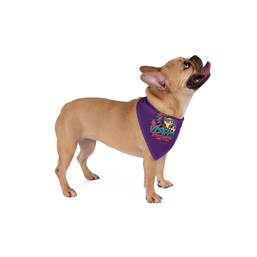 Vista Porcupines Pet Bandana – Cute Soccer Porcupine Dog & Cat Bandana