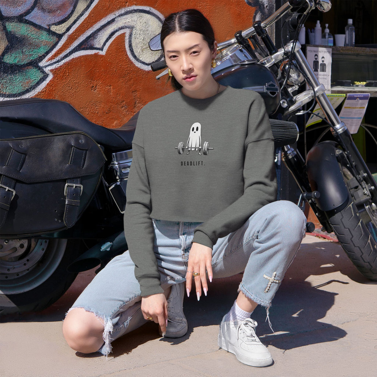 Ghostlift Women's Cropped Sweatshirt