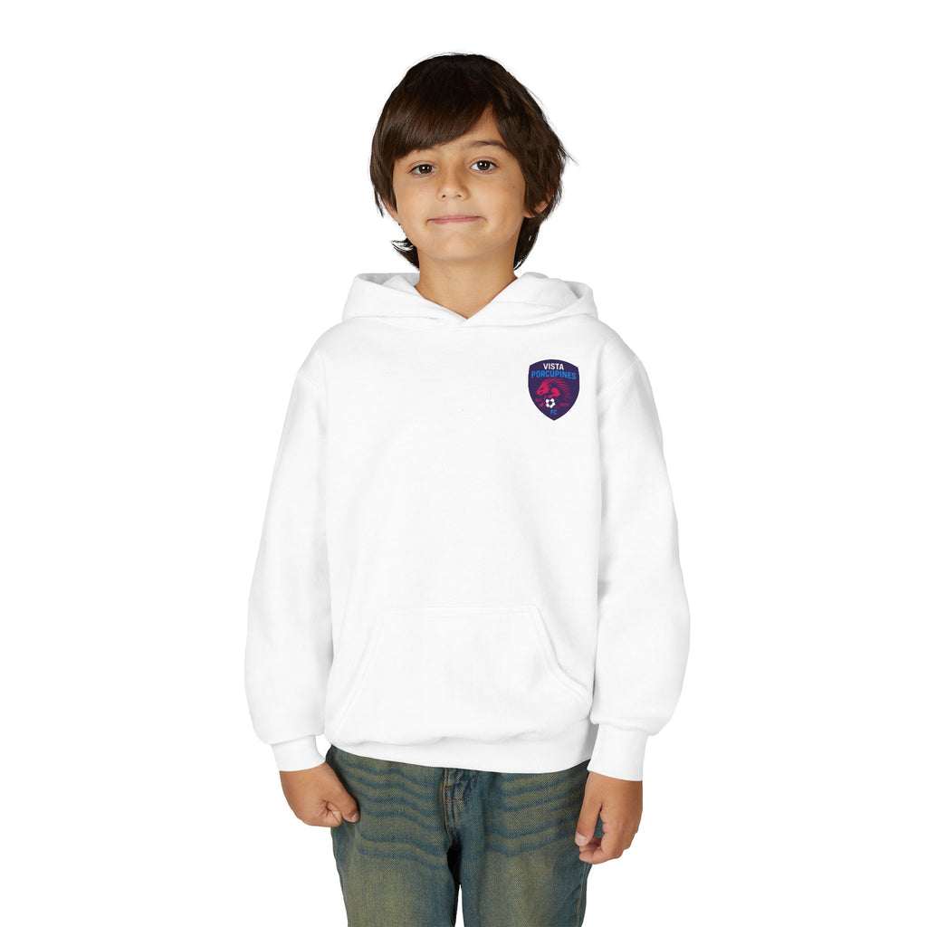 VISTA Porcupines YOUTH Heavy Blend Hooded Sweatshirt with Shield Design