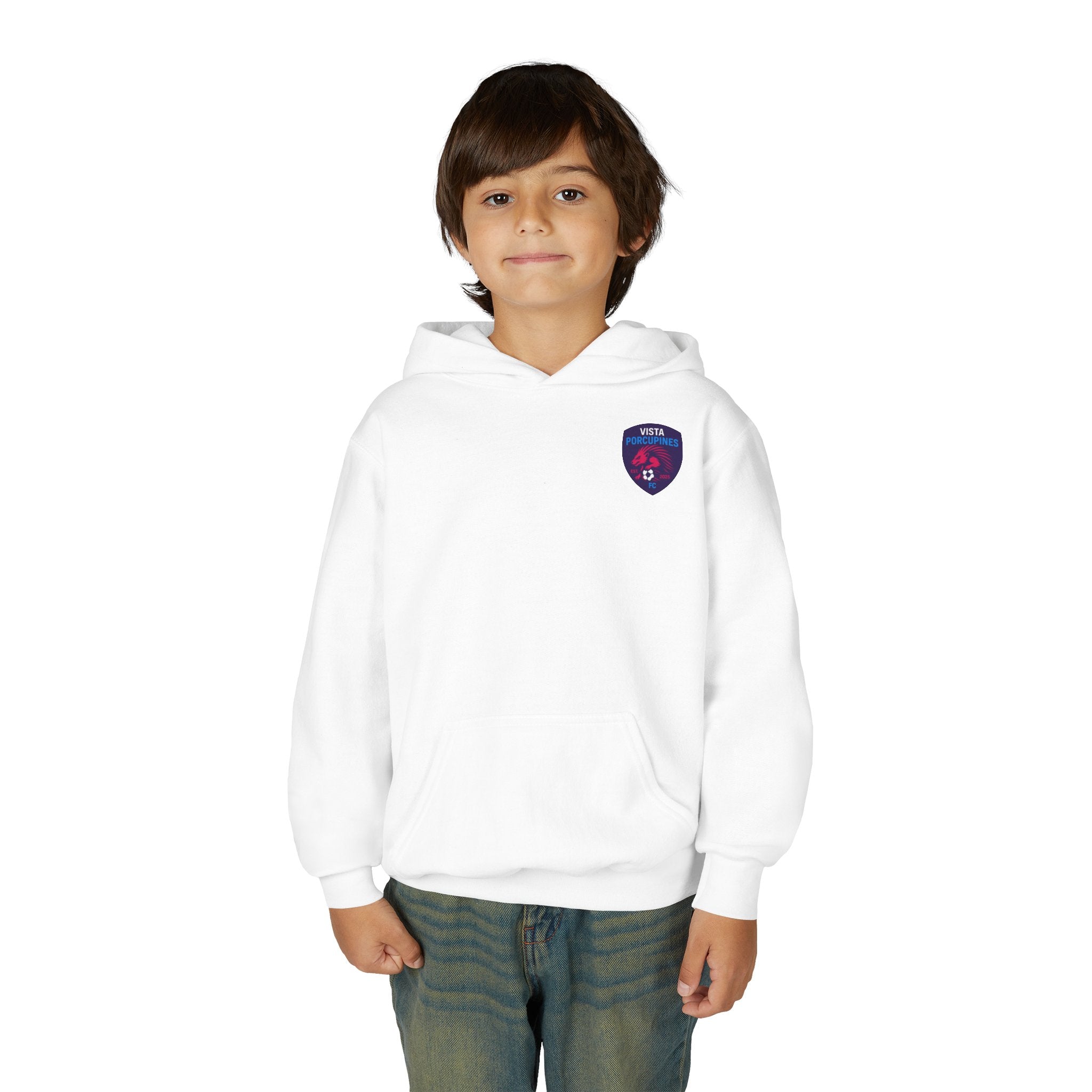 VISTA Porcupines YOUTH Heavy Blend Hooded Sweatshirt with Shield Design