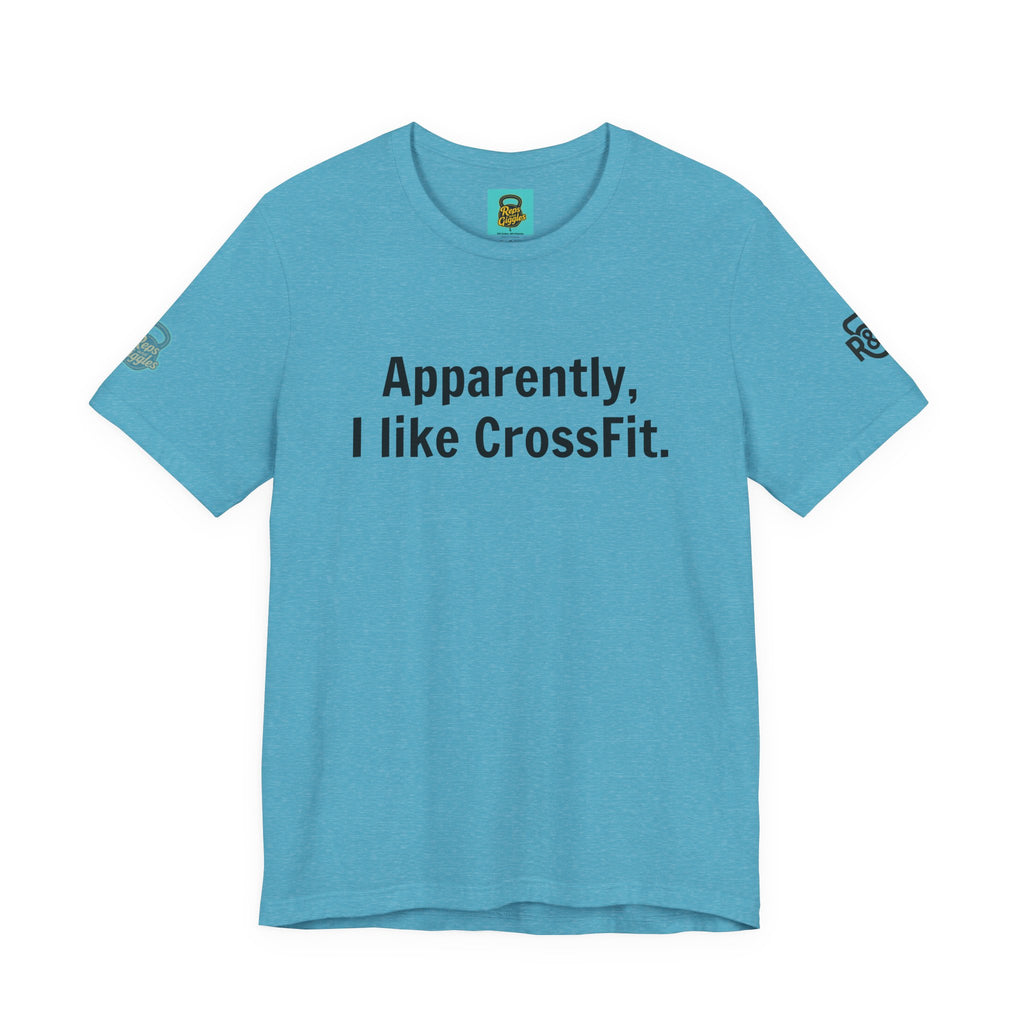 Apparently. With Your Gym Logo |CrossFit Coach Tee