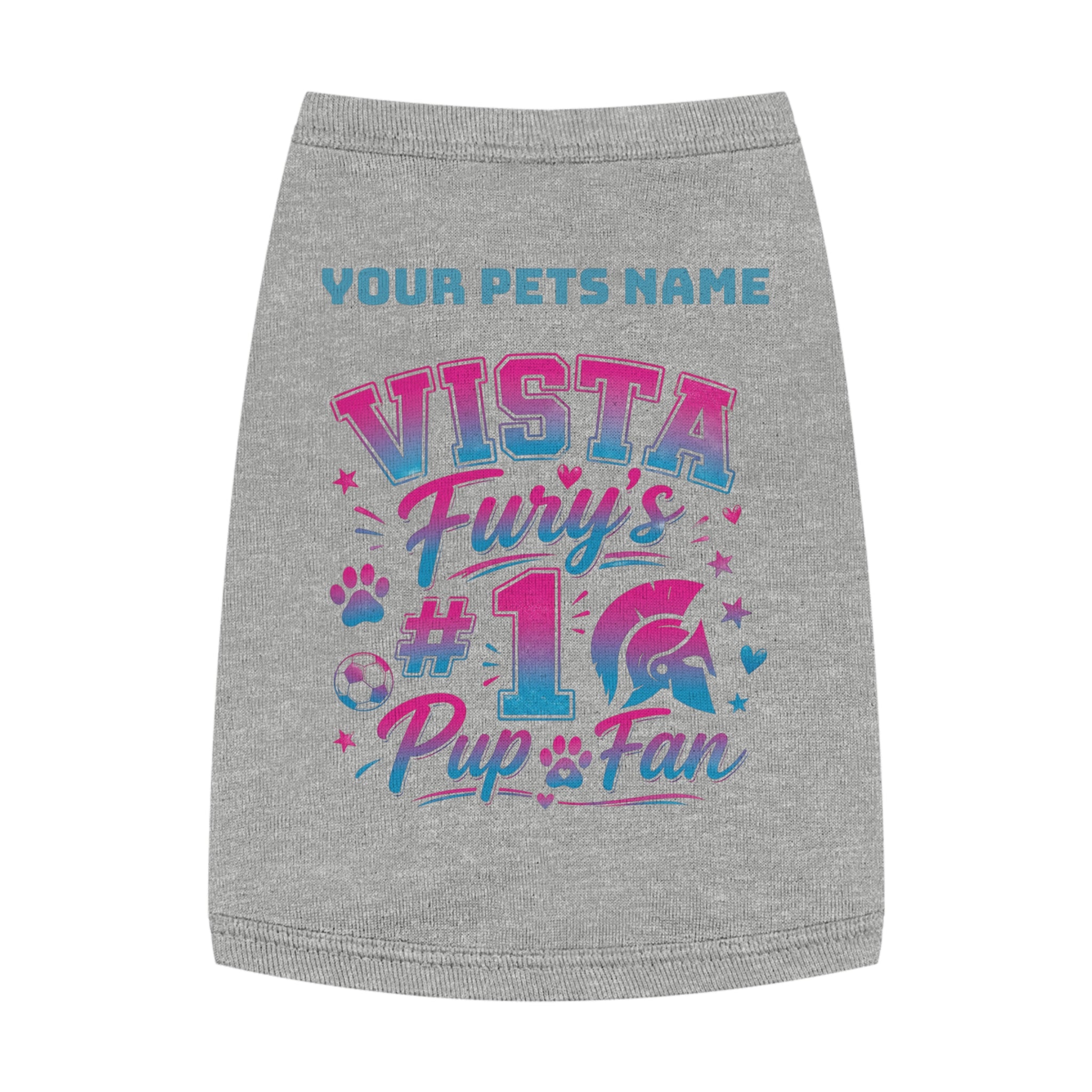 Vista Fury's #1 Pup Fan Pet Tank Top