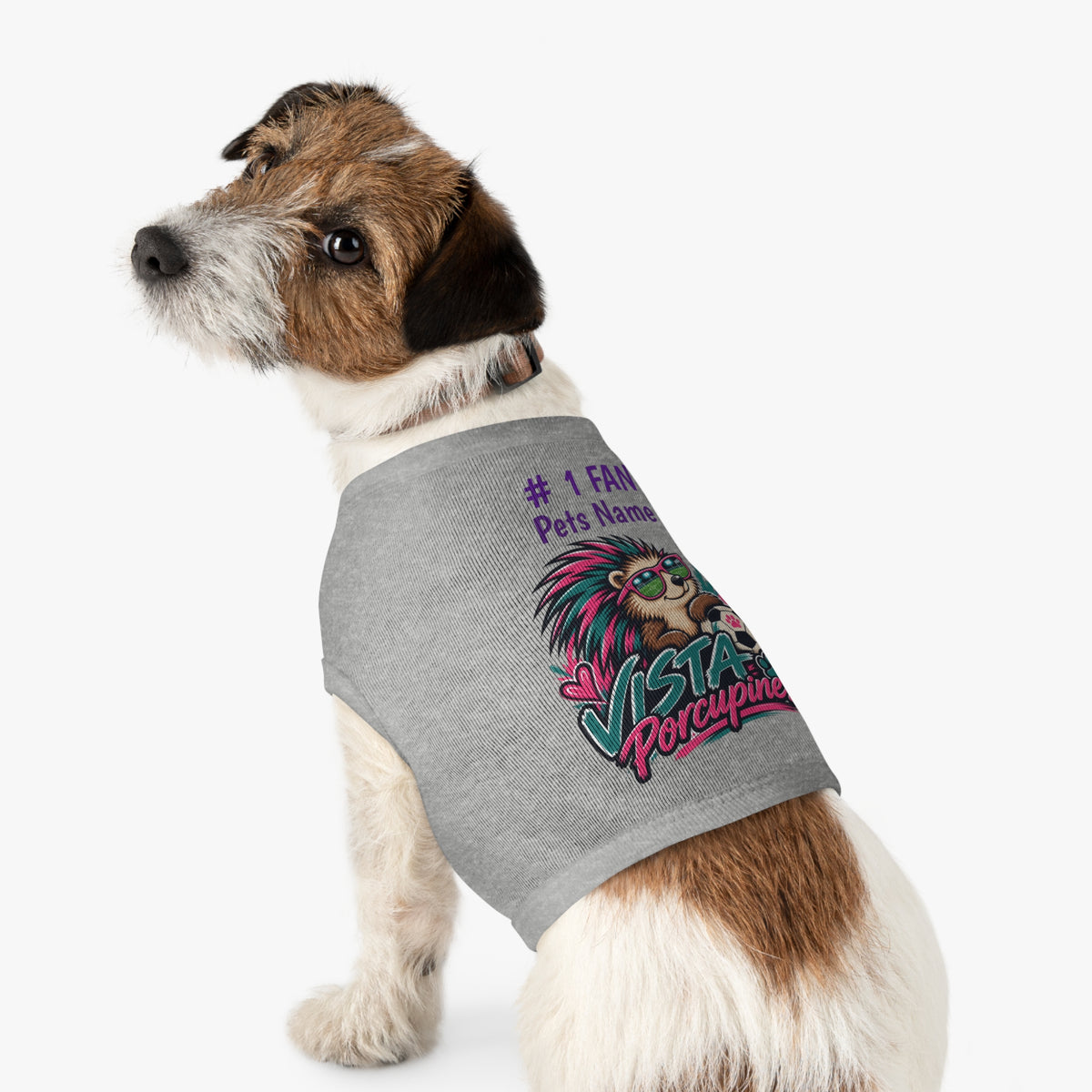 VISTA Porcupines 1 Fan Personalized Dog Shirt