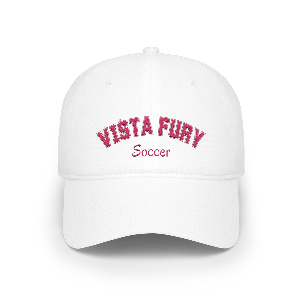 Vista Fury Soccer Cap — Low Profile Embroidered Baseball Hat