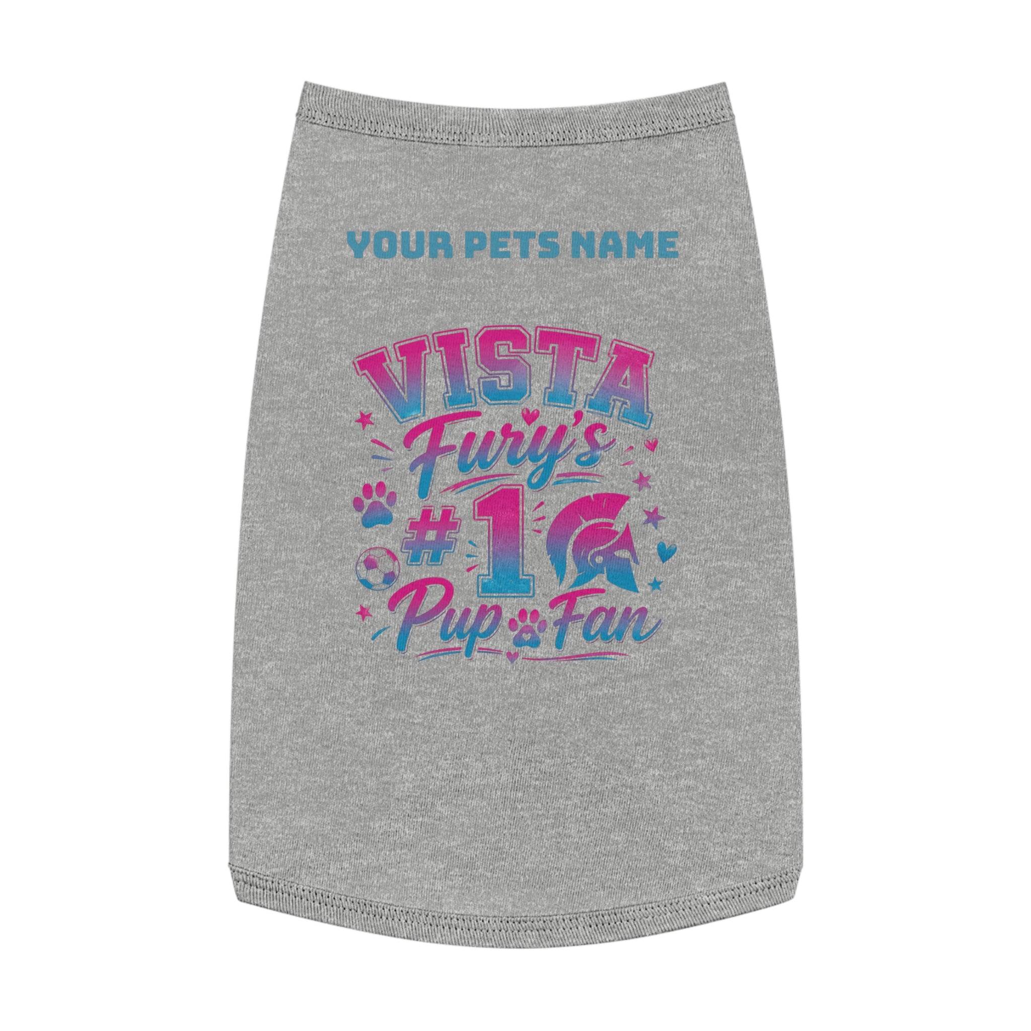 Vista Fury's #1 Pup Fan Pet Tank Top