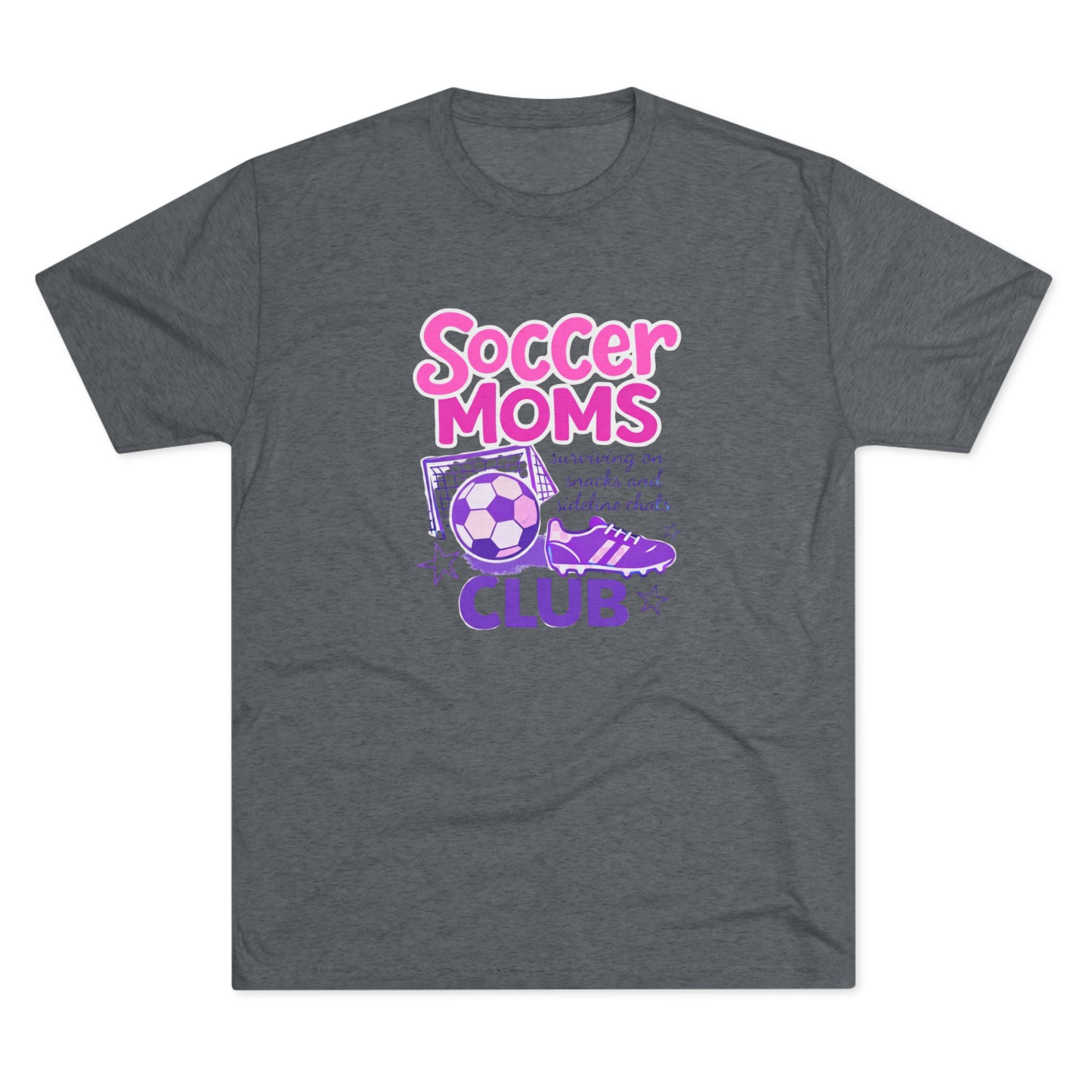 Soccer Moms Club- Uni-sex Tri-blend (so soft!)Tee - VISTA Porcupines