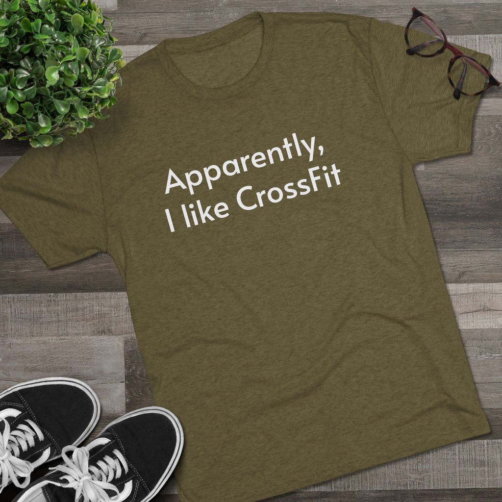 Apparently | CrossFit Coach Unisex Tri-Blend Tee