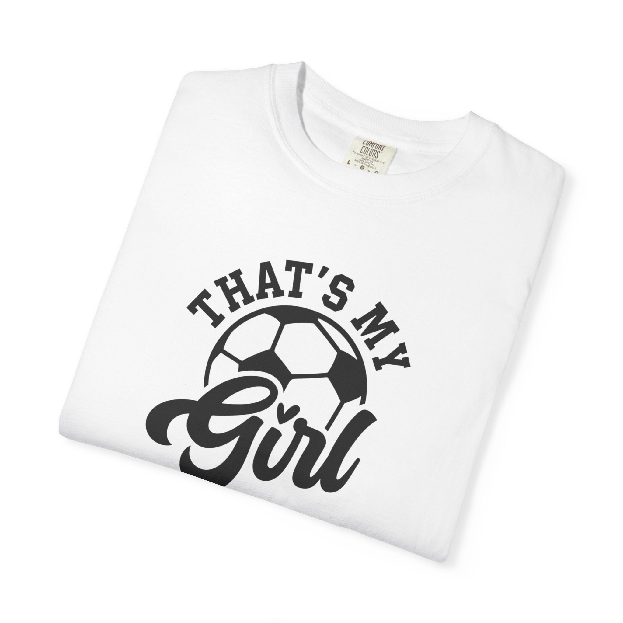 That's My Girl Soccer T-Shirt-CHALKY MINT is Fury Turq