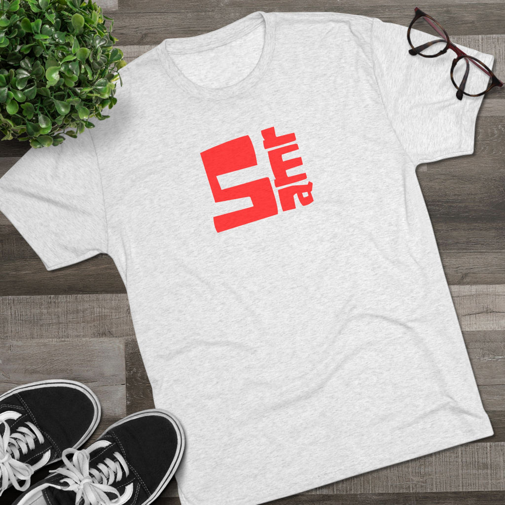 5 amr--Retro Red Tri-blend Tee