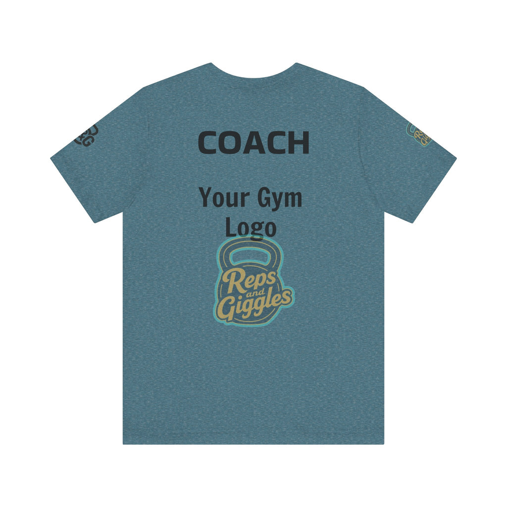 Apparently. With Your Gym Logo |CrossFit Coach Tee