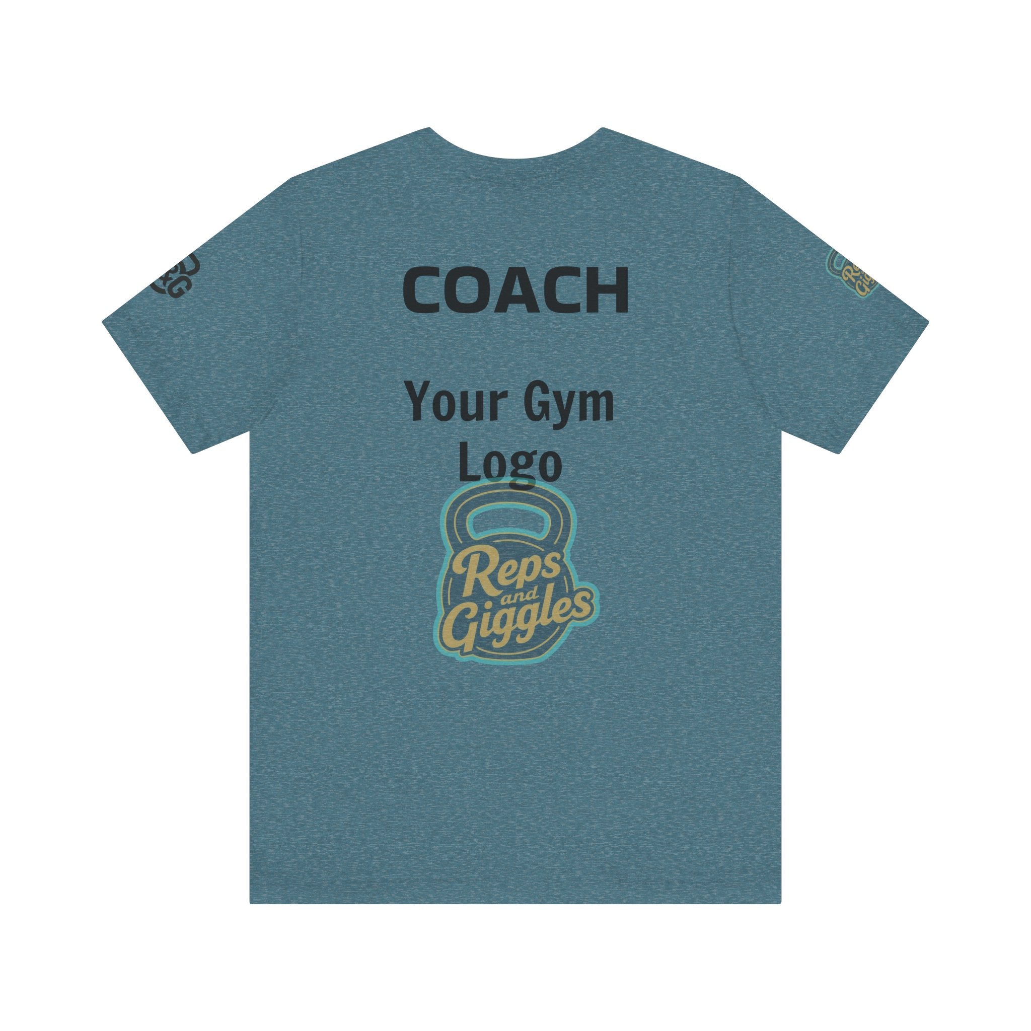 Apparently. With Your Gym Logo |CrossFit Coach Tee