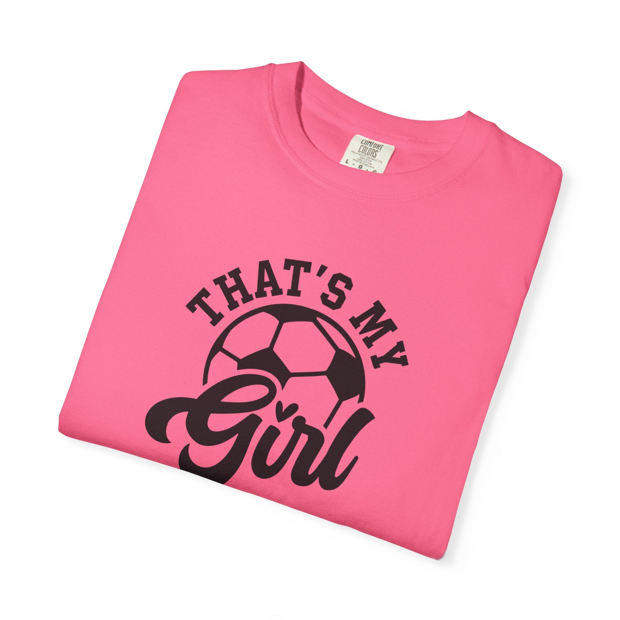 That's My Girl Soccer T-Shirt-CHALKY MINT is Fury Turq