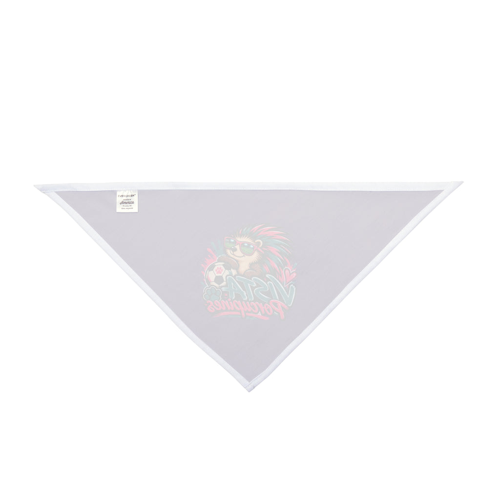 Vista Porcupines Pet Bandana – Cute Soccer Porcupine Dog & Cat Bandana