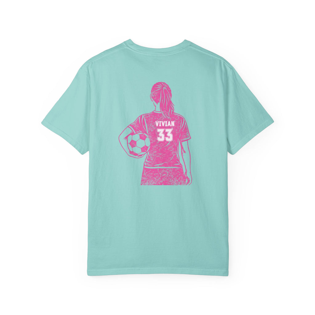 Vista Fury Personalized Soccer Tee — Women's Soccer Graphic T-Shirt