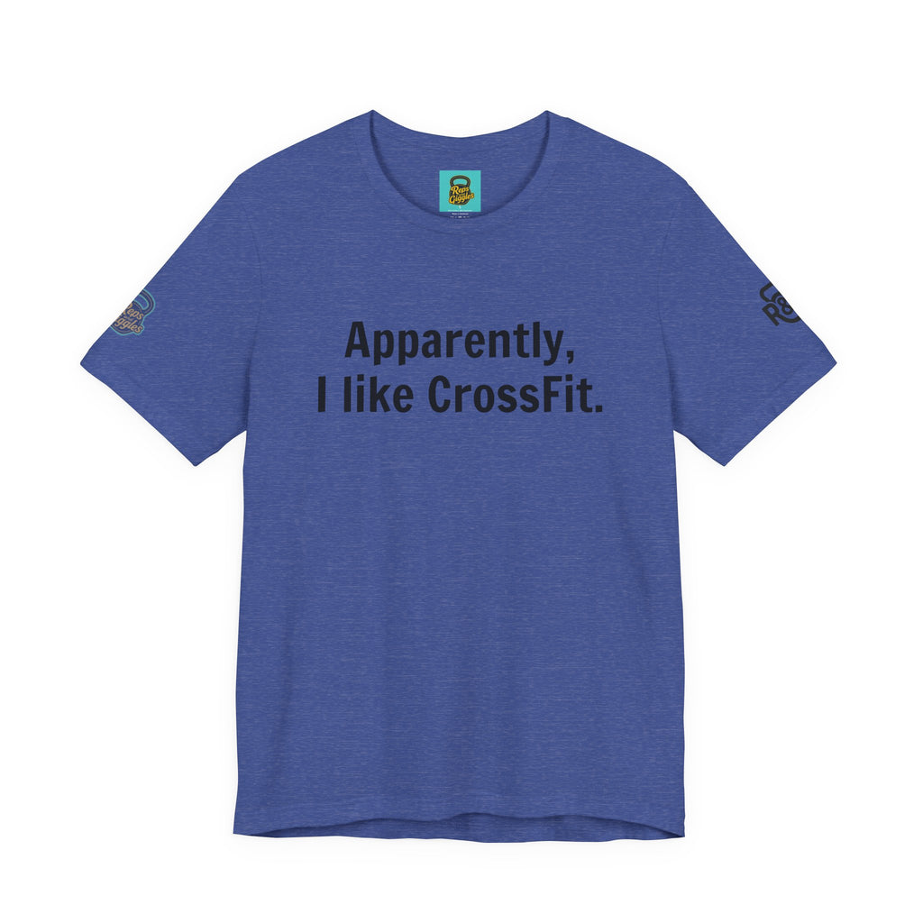 Apparently. With Your Gym Logo |CrossFit Coach Tee