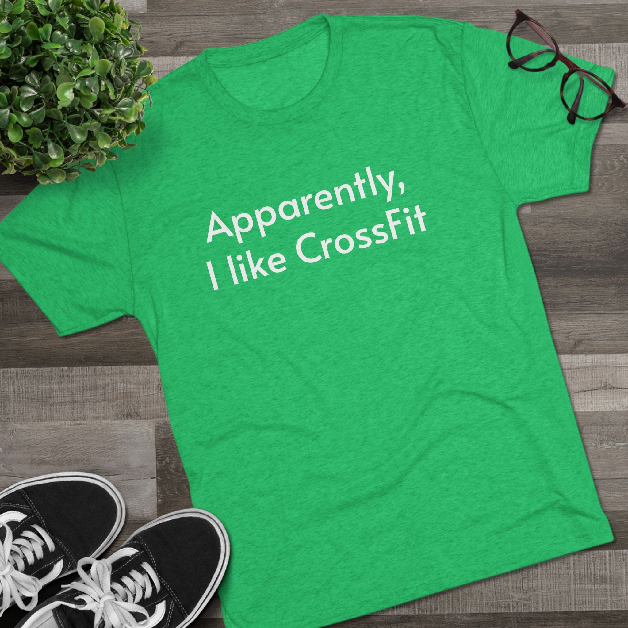 Apparently | CrossFit Coach Unisex Tri-Blend Tee