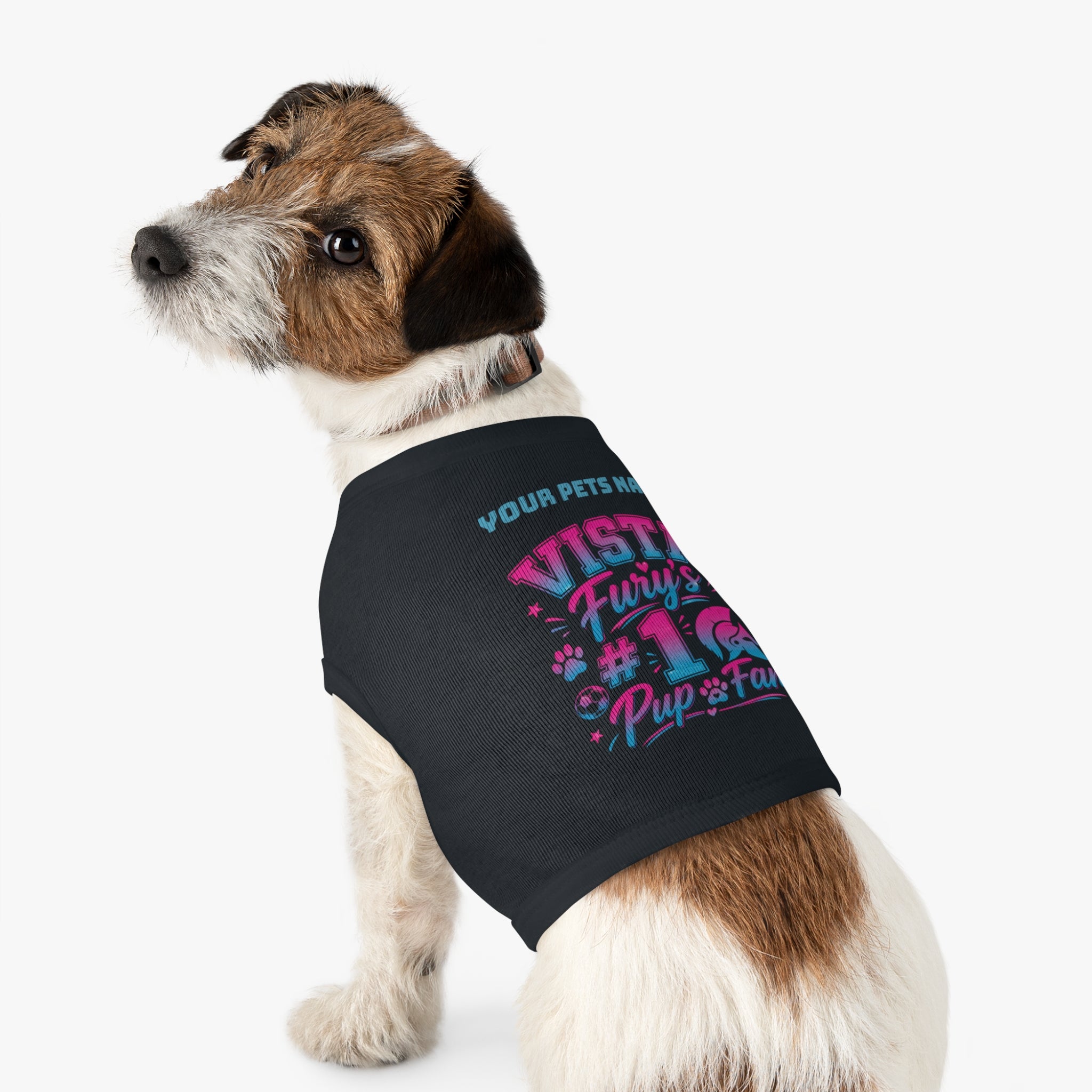 Vista Fury's #1 Pup Fan Pet Tank Top