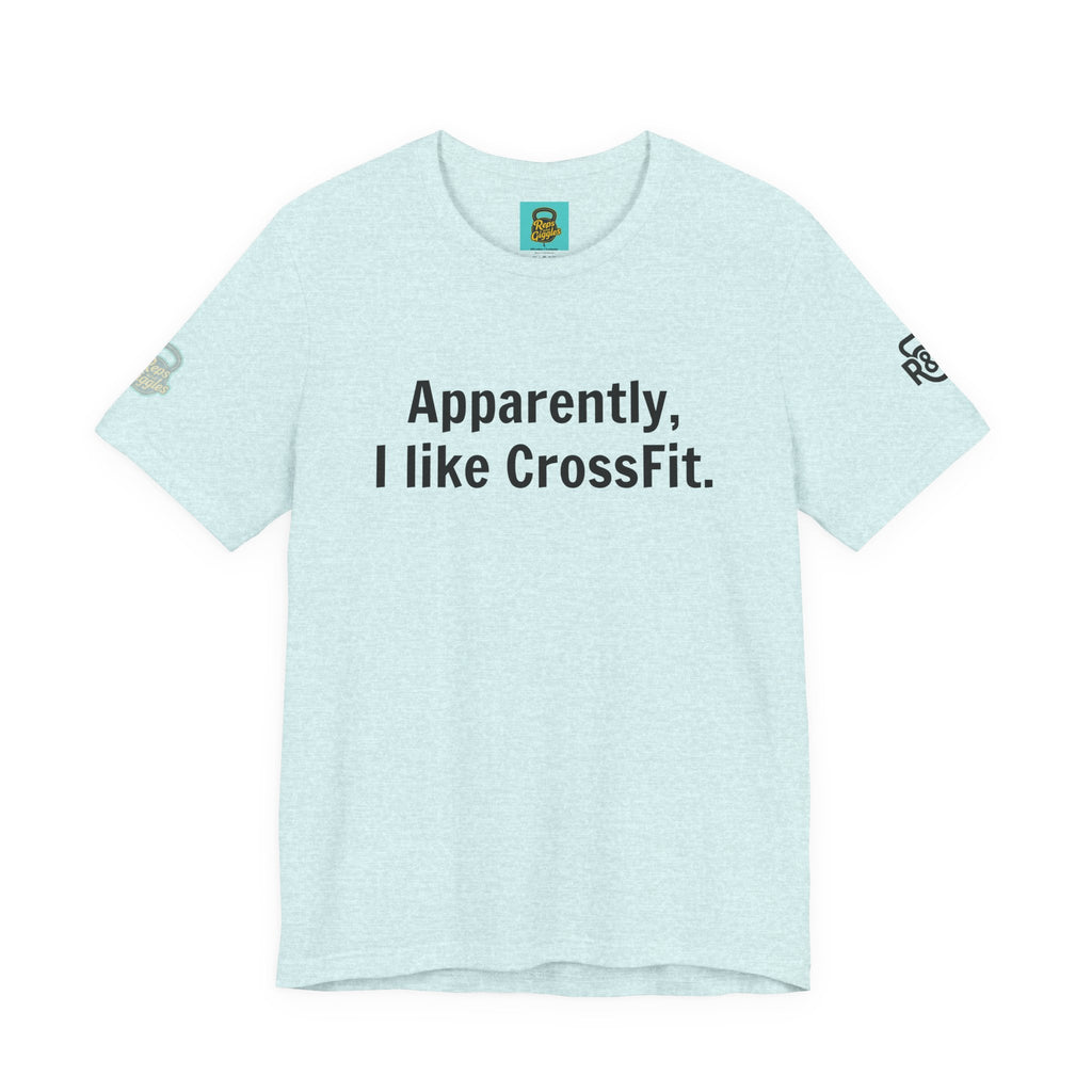 Apparently. With Your Gym Logo |CrossFit Coach Tee