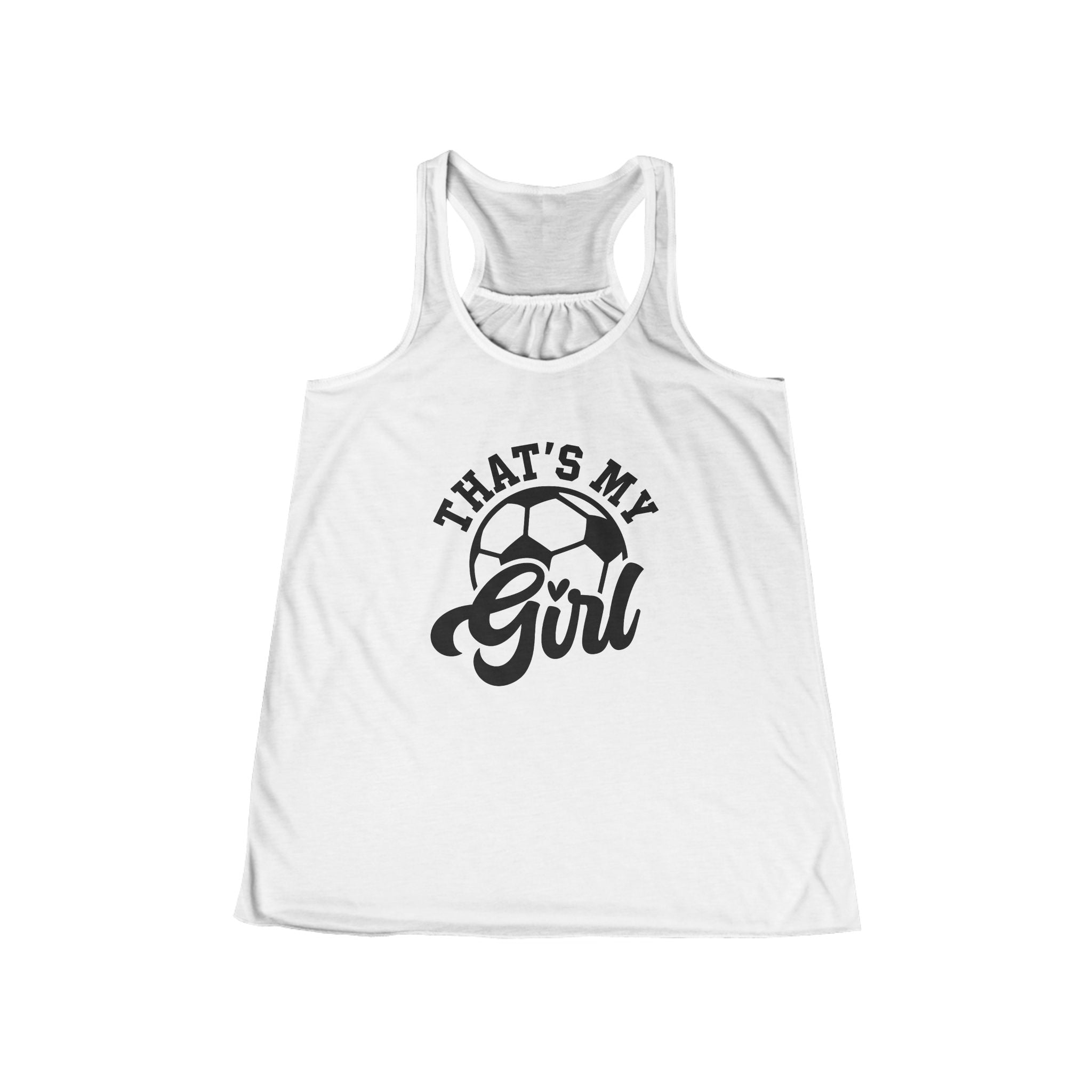 VISTA Fury That's My Girl Soccer Tank Top — Women's Flowy Racerback