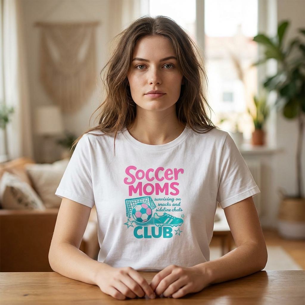 VISTA Fury Soccer Moms Club T-Shirt — Women’s Semi-fitted Tee