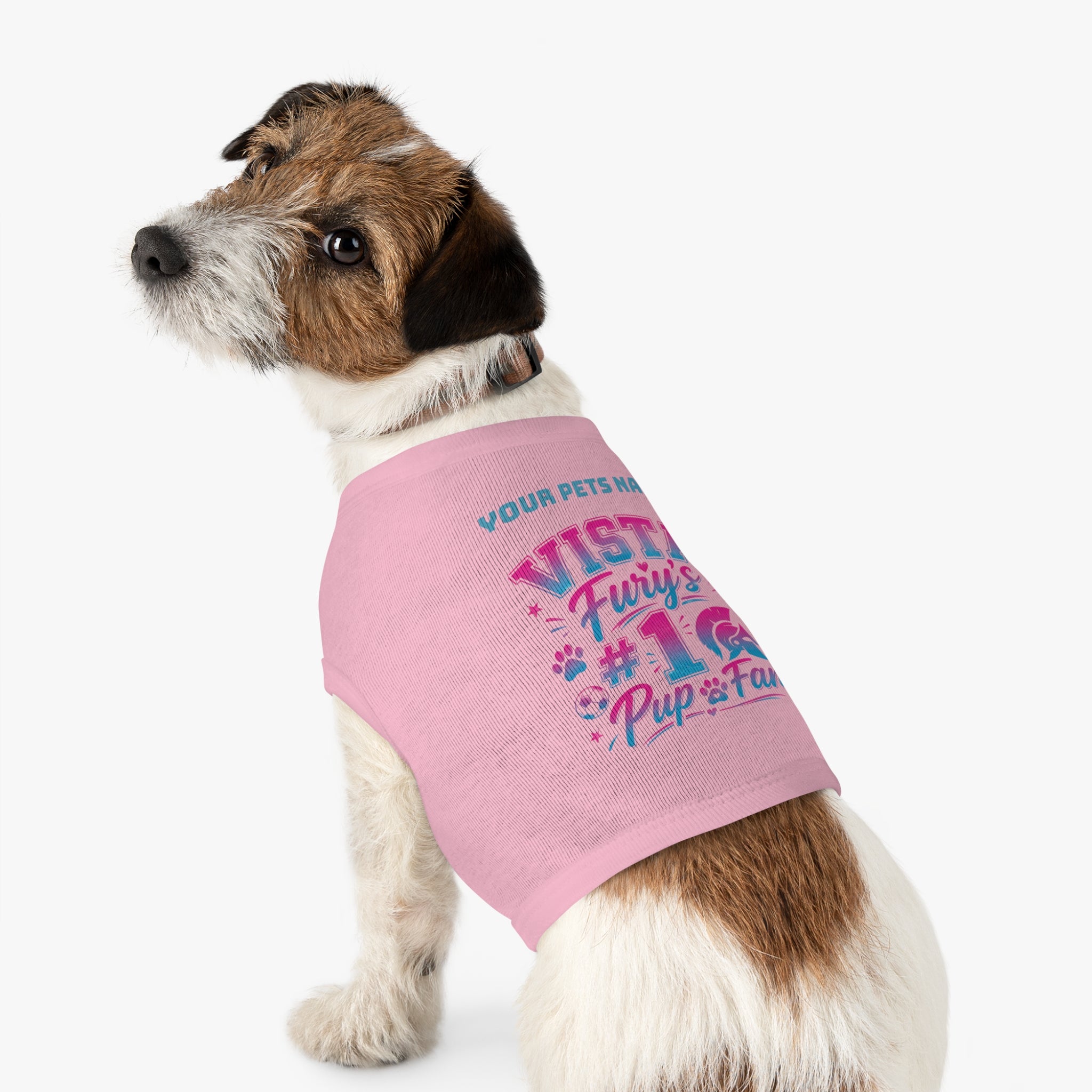 Vista Fury's #1 Pup Fan Pet Tank Top