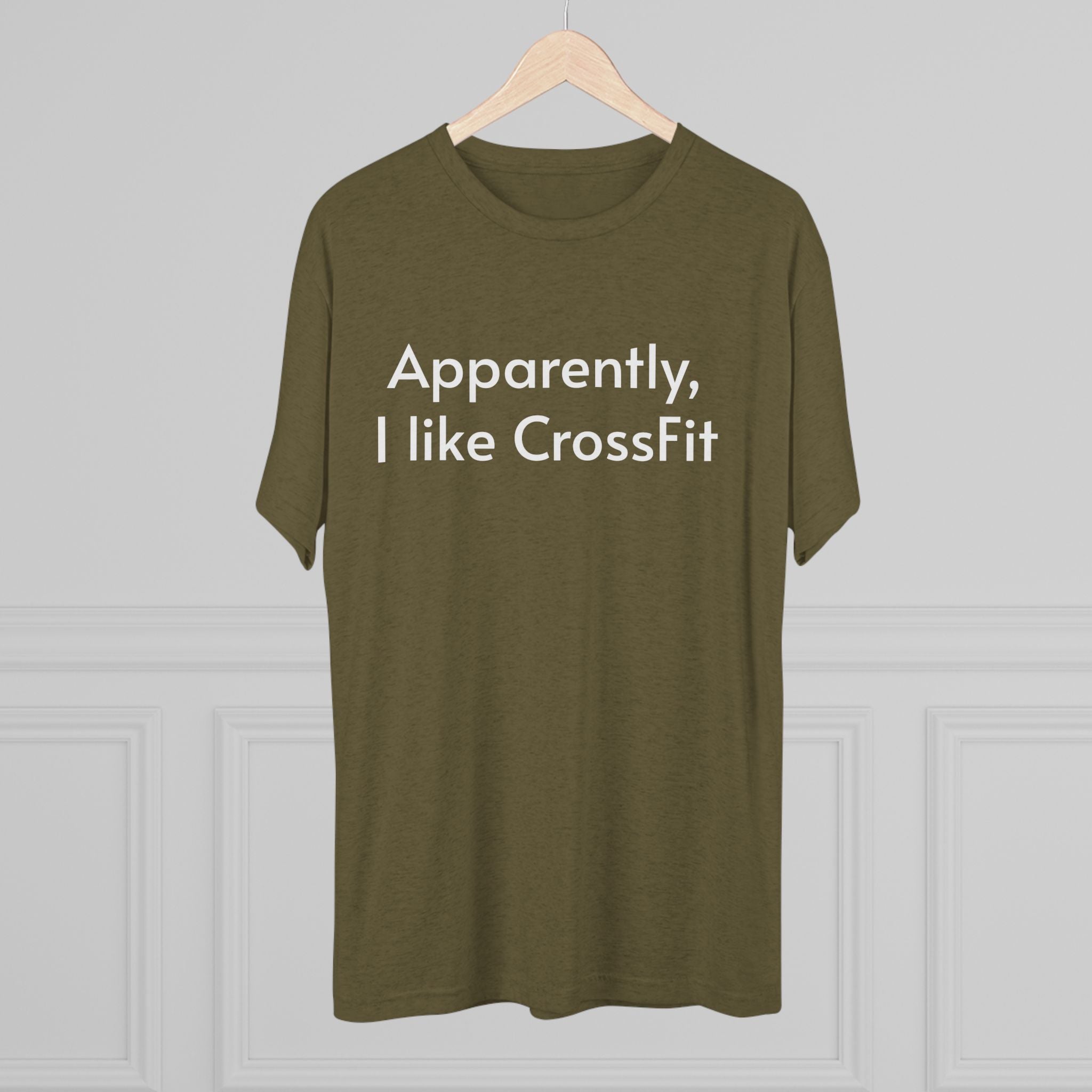 Apparently | CrossFit Coach Unisex Tri-Blend Tee