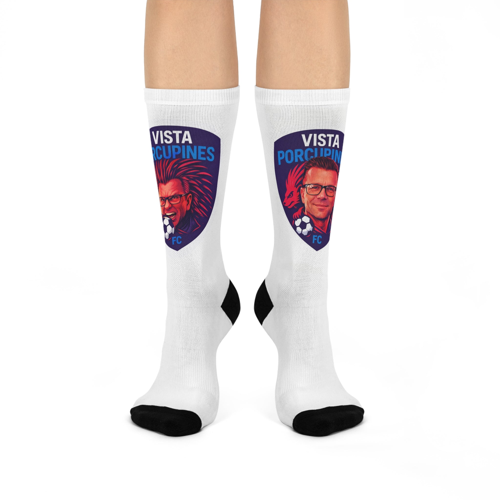 Vista Porcupines Coach Kevin Cushion Crew Socks