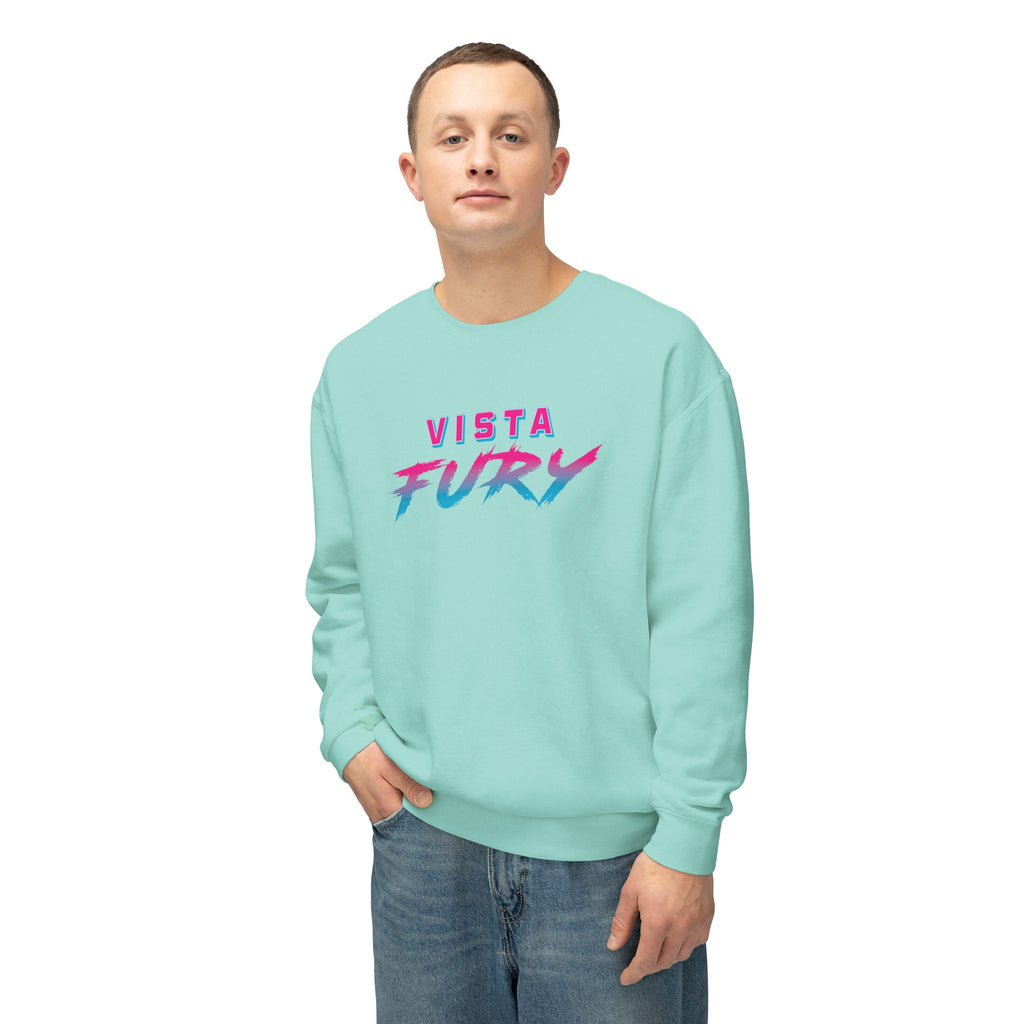 Vista Fury Crewneck Sweatshirt - CHALKY MINT is Fury Turq