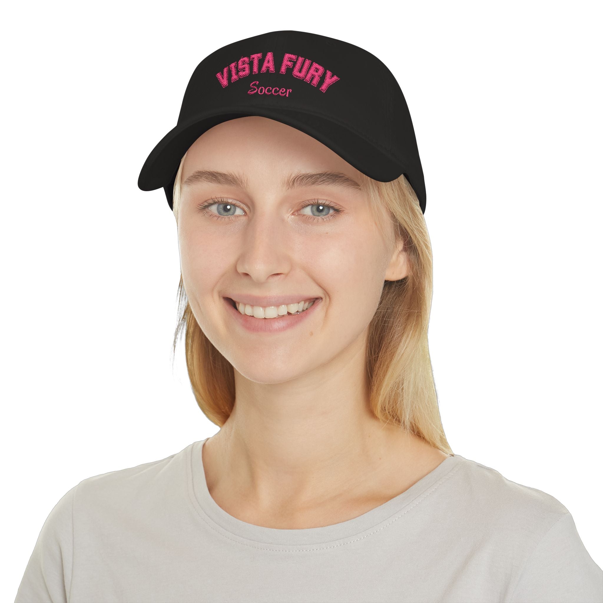 Vista Fury Soccer Cap — Low Profile Embroidered Baseball Hat