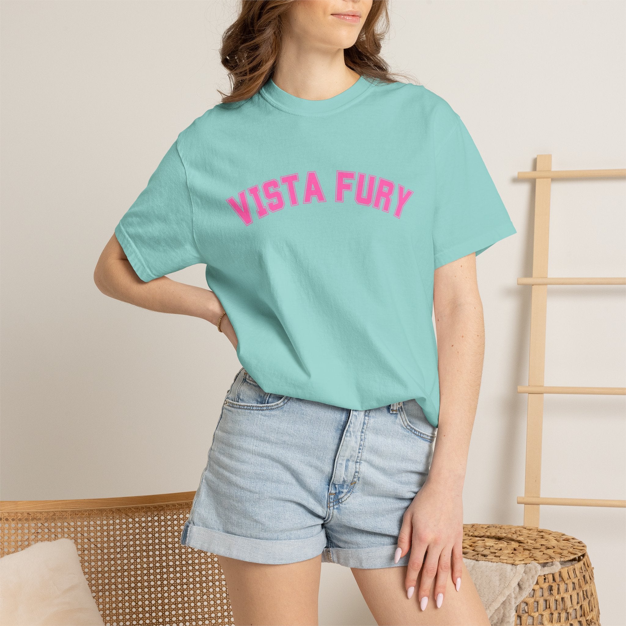 Vista Fury Personalized Soccer Tee — Women's Soccer Graphic T-Shirt