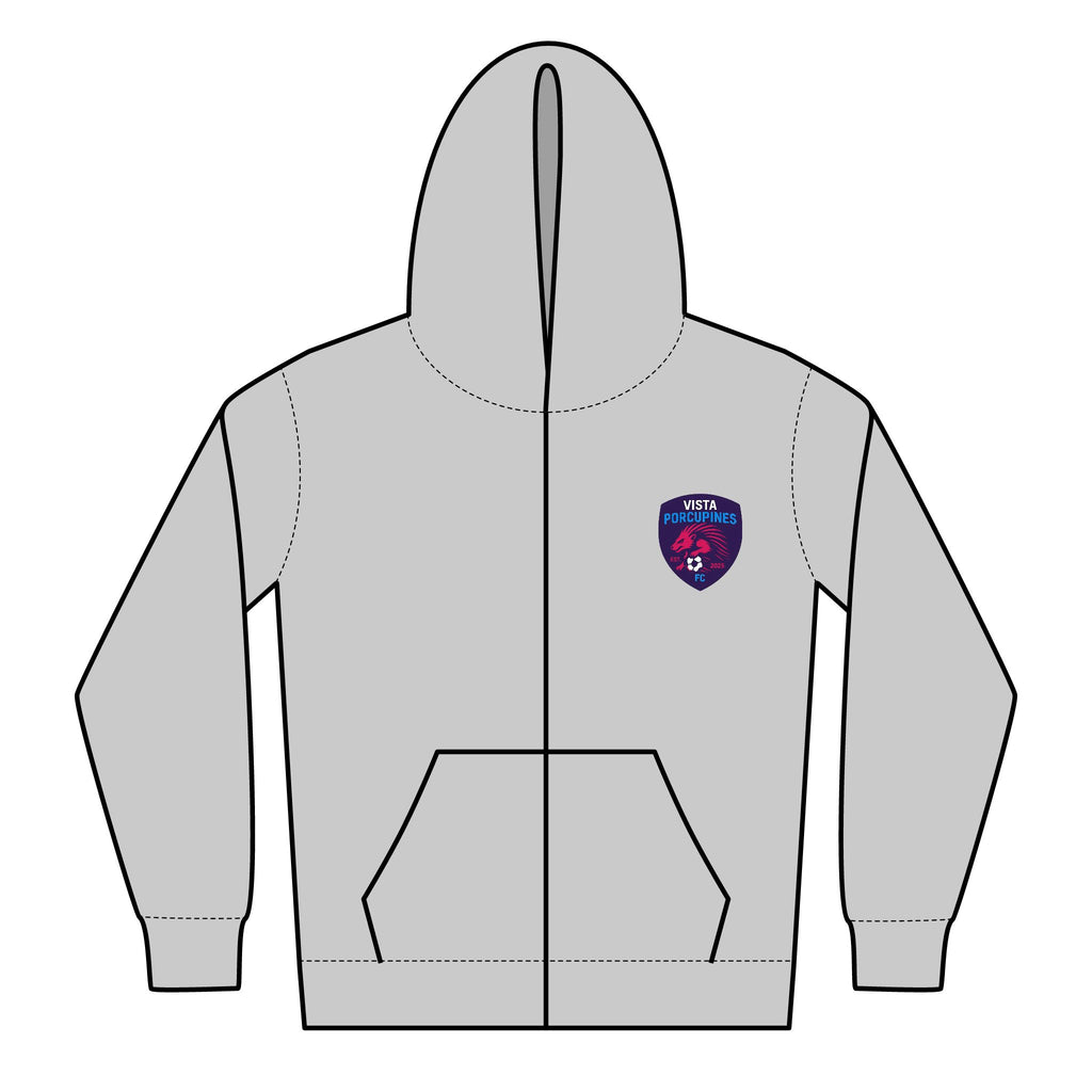 VISTA Porcupines- YOUTH Zipped Hoodie