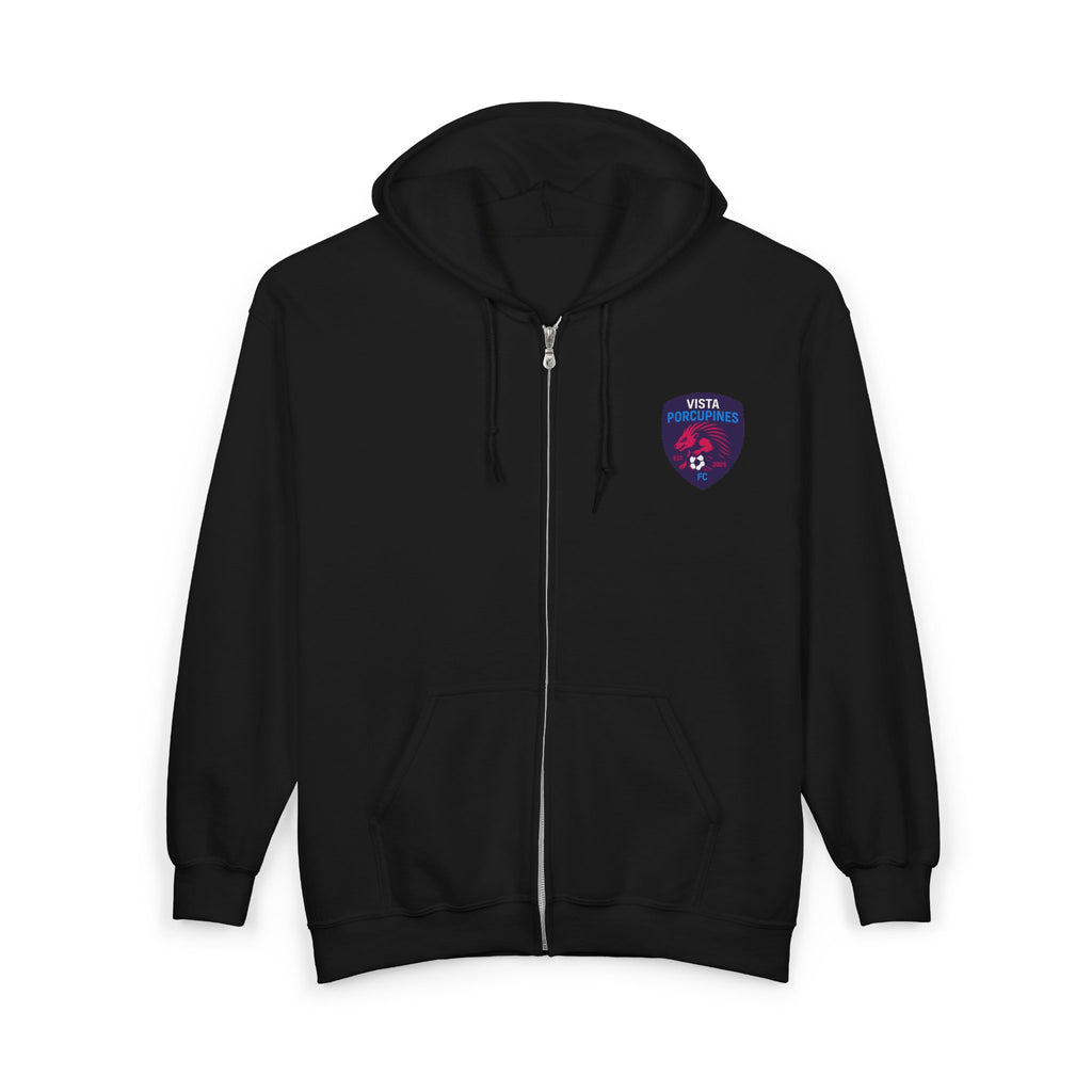 VISTA Porcupines EMBROIDERED ADULT Unisex Heavy Blend Full Zip Hooded Sweatshirt