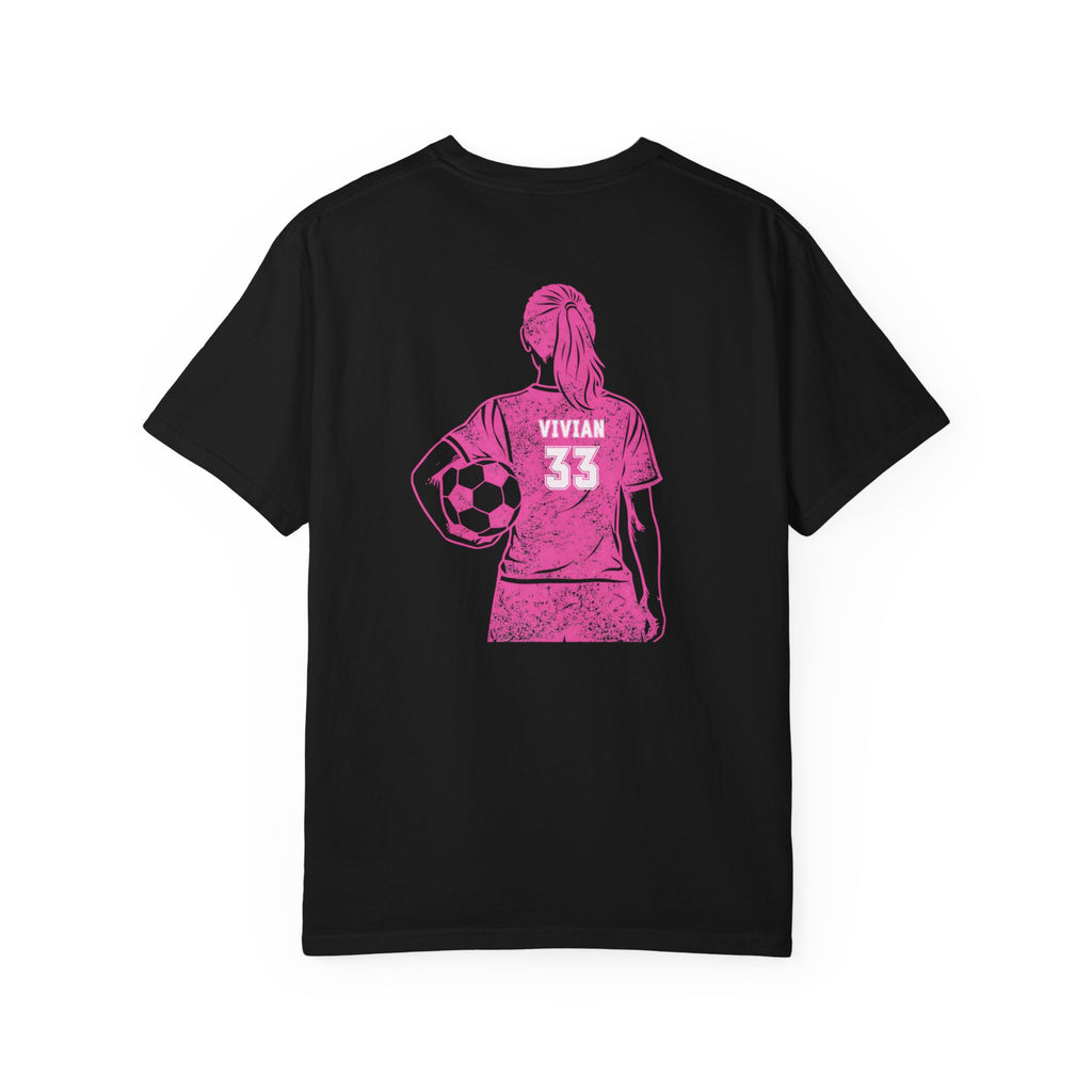 Vista Fury Personalized Soccer Tee — Women's Soccer Graphic T-Shirt